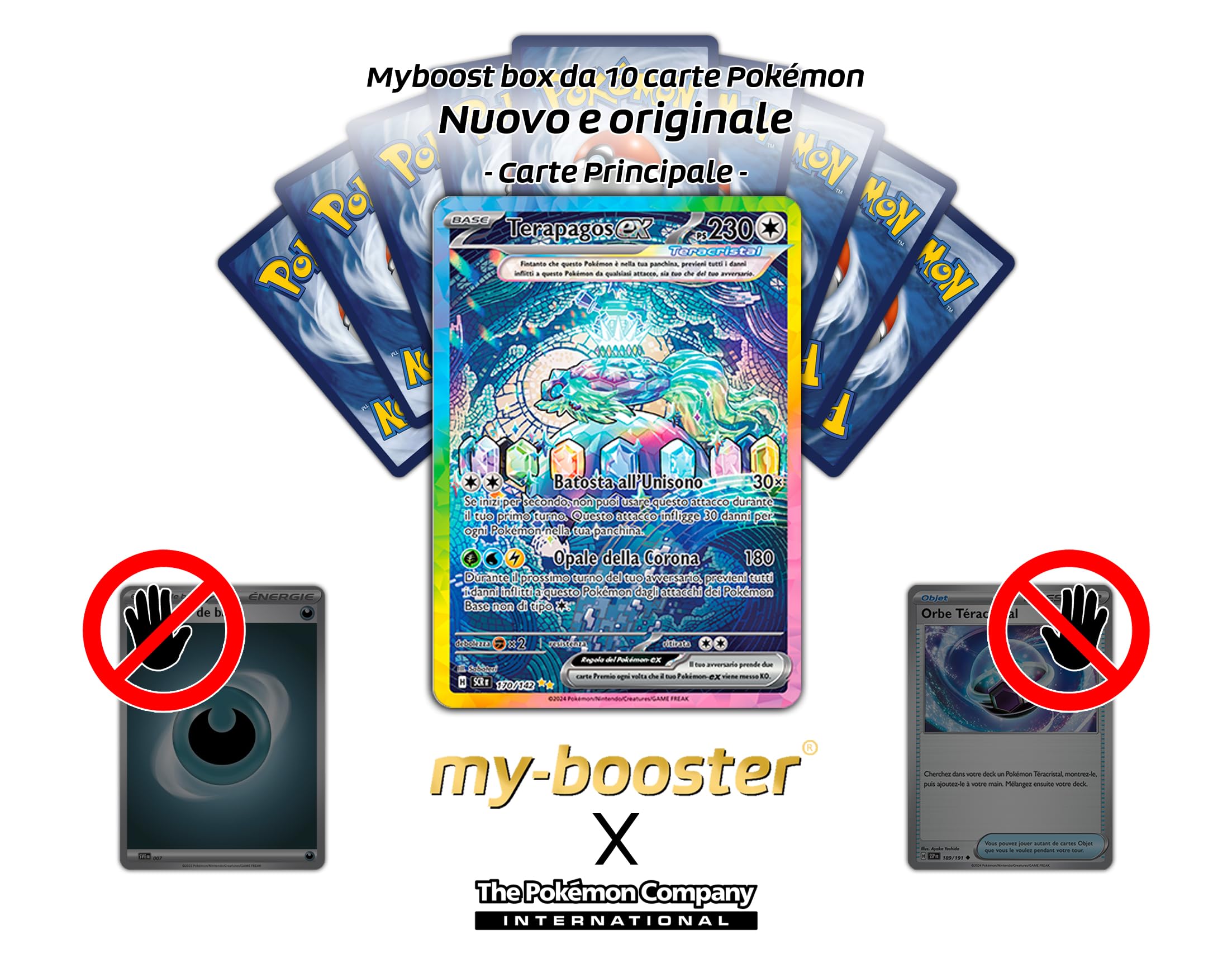 Crabominable 149/142 – Carta Pokémon Gallery Secreta, Incluida En Caja De 10 Sobres De Corona Astral (Ultraboost X), Italiano