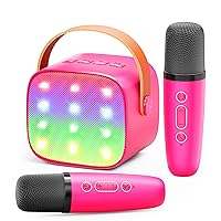 Ankuka Karaoke per Bambini Karaoke con Microfono Karaoke Cassa Bluetooth con 2 Microfoni