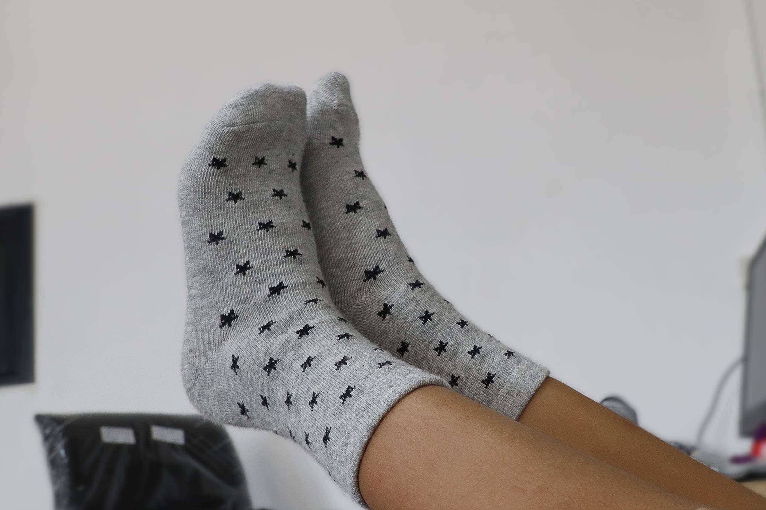 RATIVE Basic Socken Baumwolle Crew für Unisex Baby Säugling Kleinkind Kinder Jungen Mädchen, 12 Paar/Ru-3cun