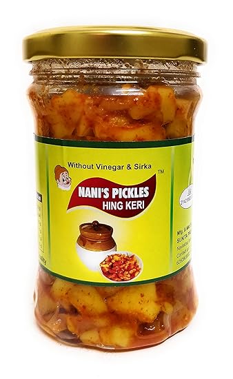 Hing Keri Pickle (Mango Slices with Asafoetida) Without Chemical Preservative -(250 gm Pack)