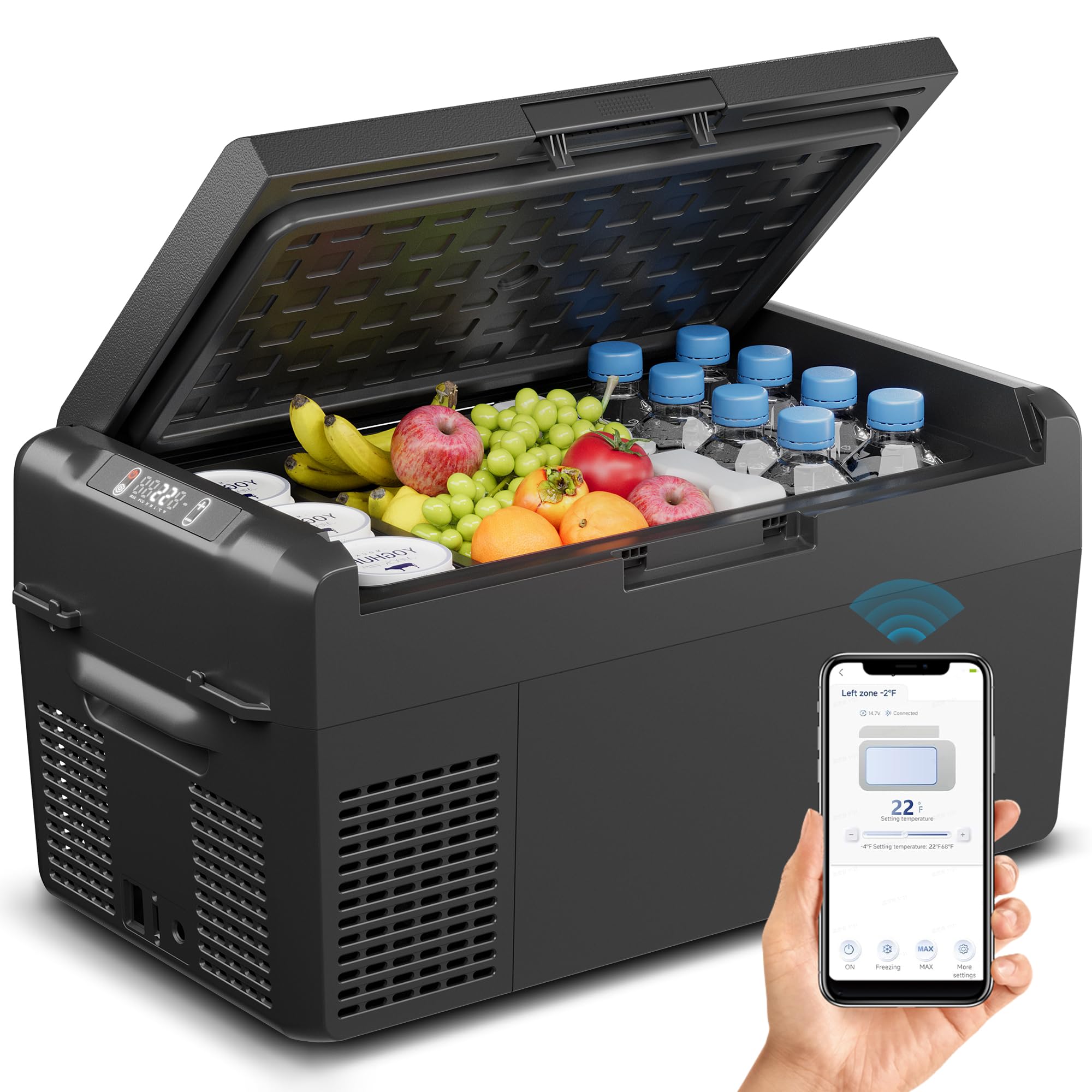 Feelfunn 21 Quart 12 Volt Refrigerator
