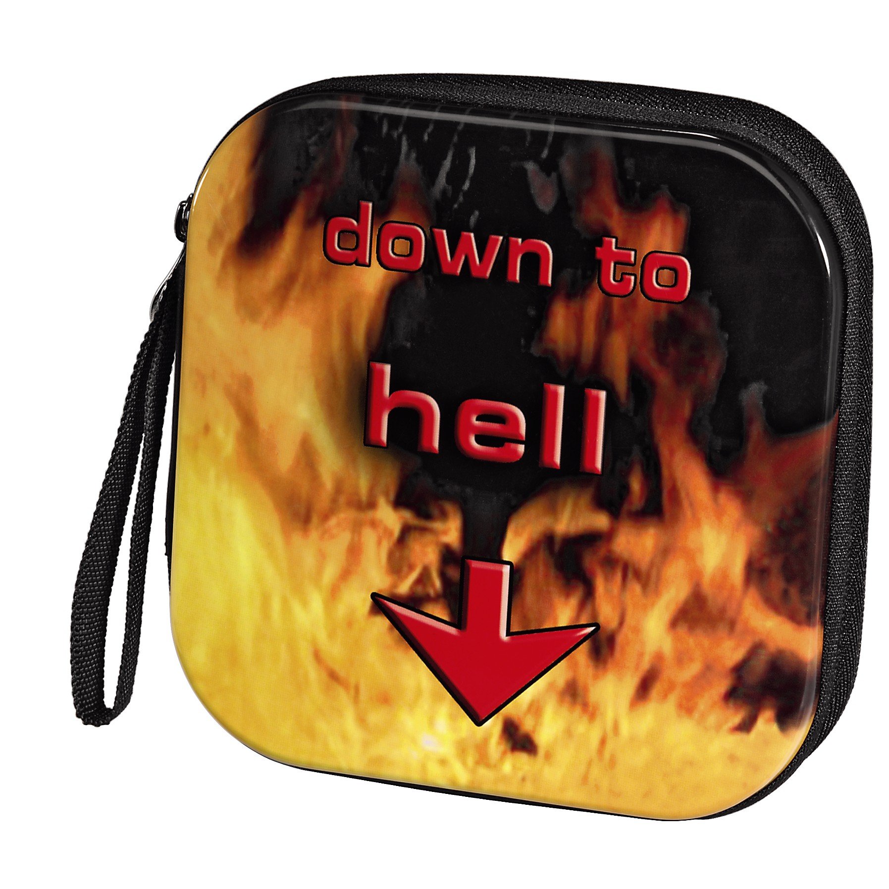 Hama Tin Case for 24 Cds/DVDs, Motif: Down to Hell