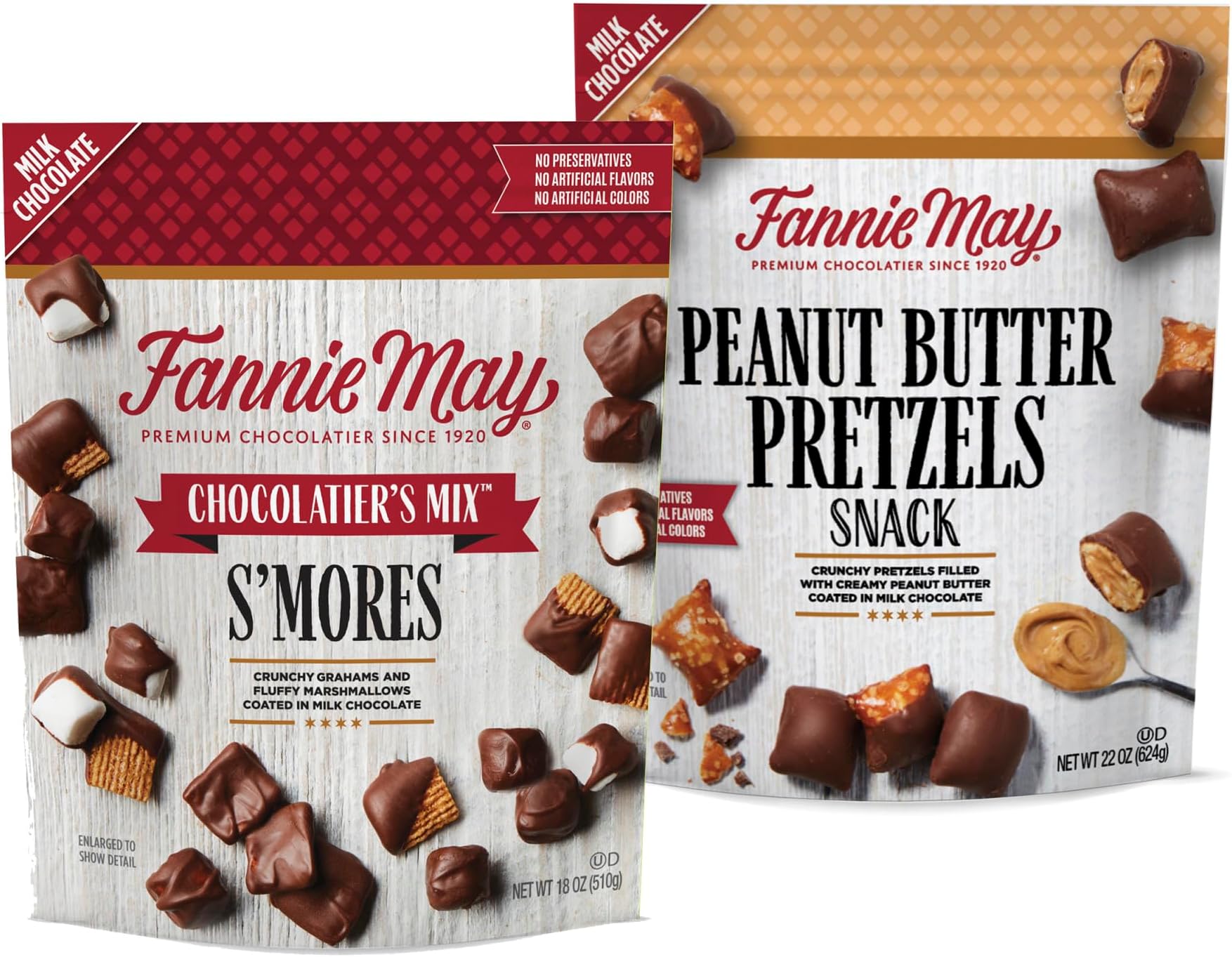 Fannie May, Milk Chocolate Candy, Pixies, 11.2 oz Grocery