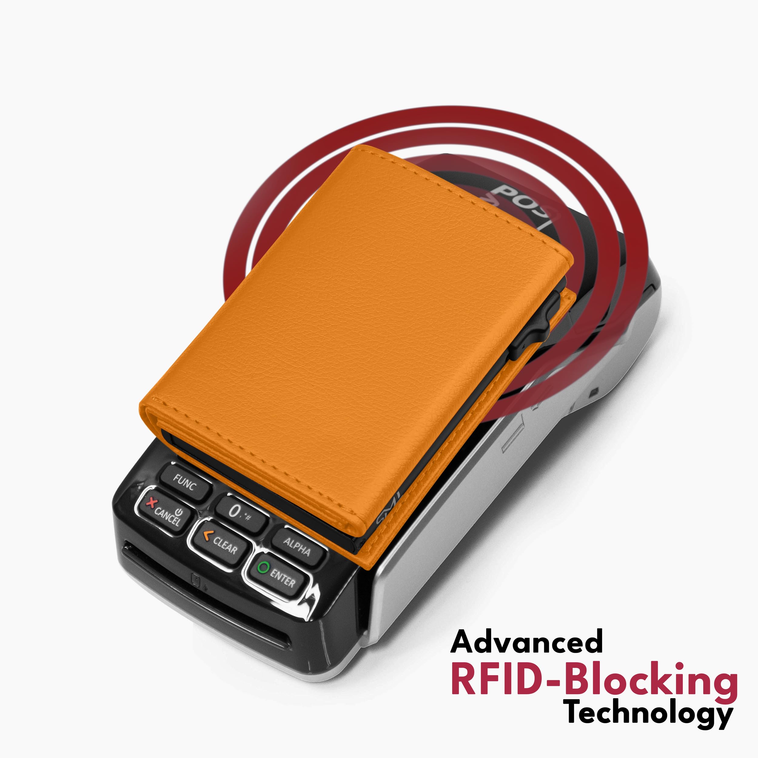 The Wallet Store Urban Pop RFID Protection Wallet Cardholder - Mustard