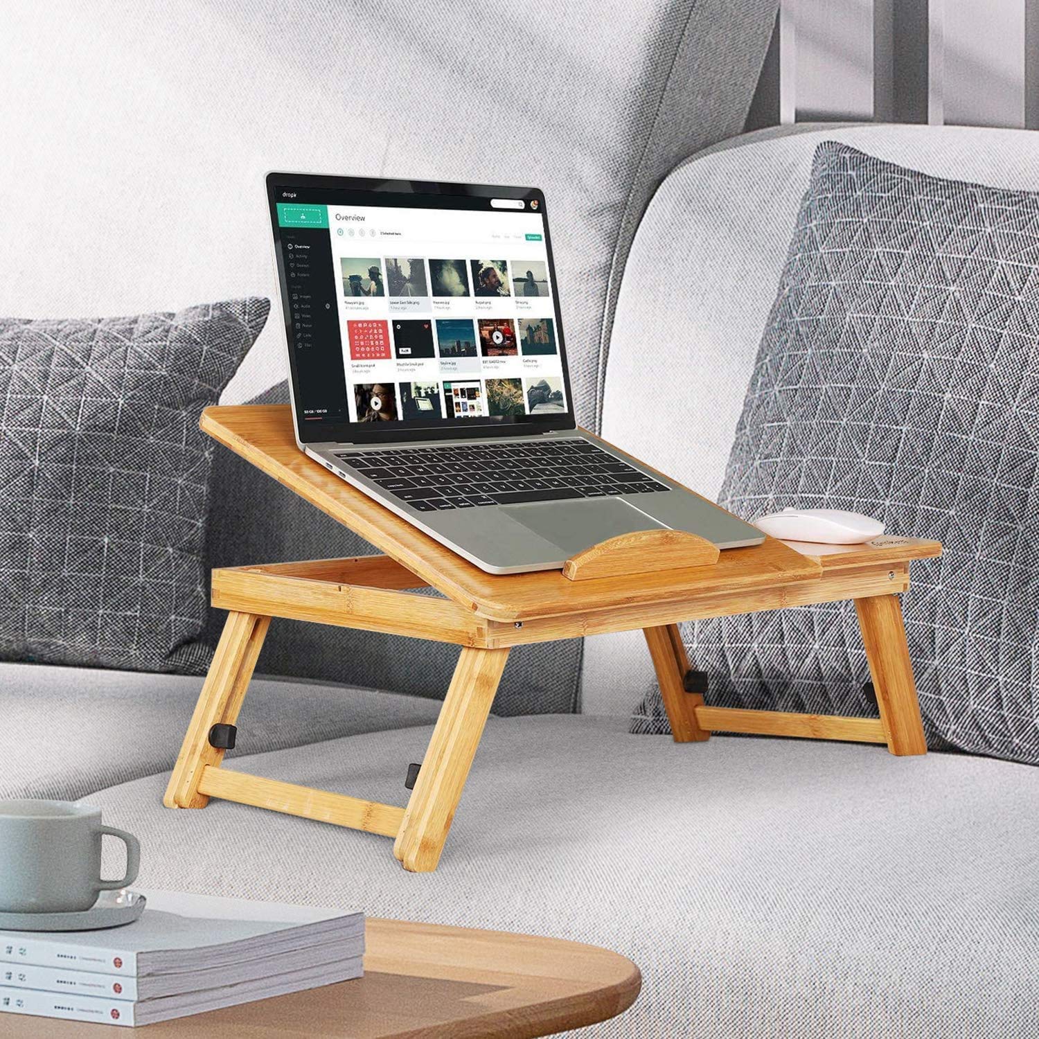 Lap Desk, Laptop Bed Tray Table, Portable Foldable Laptop Stand Desk