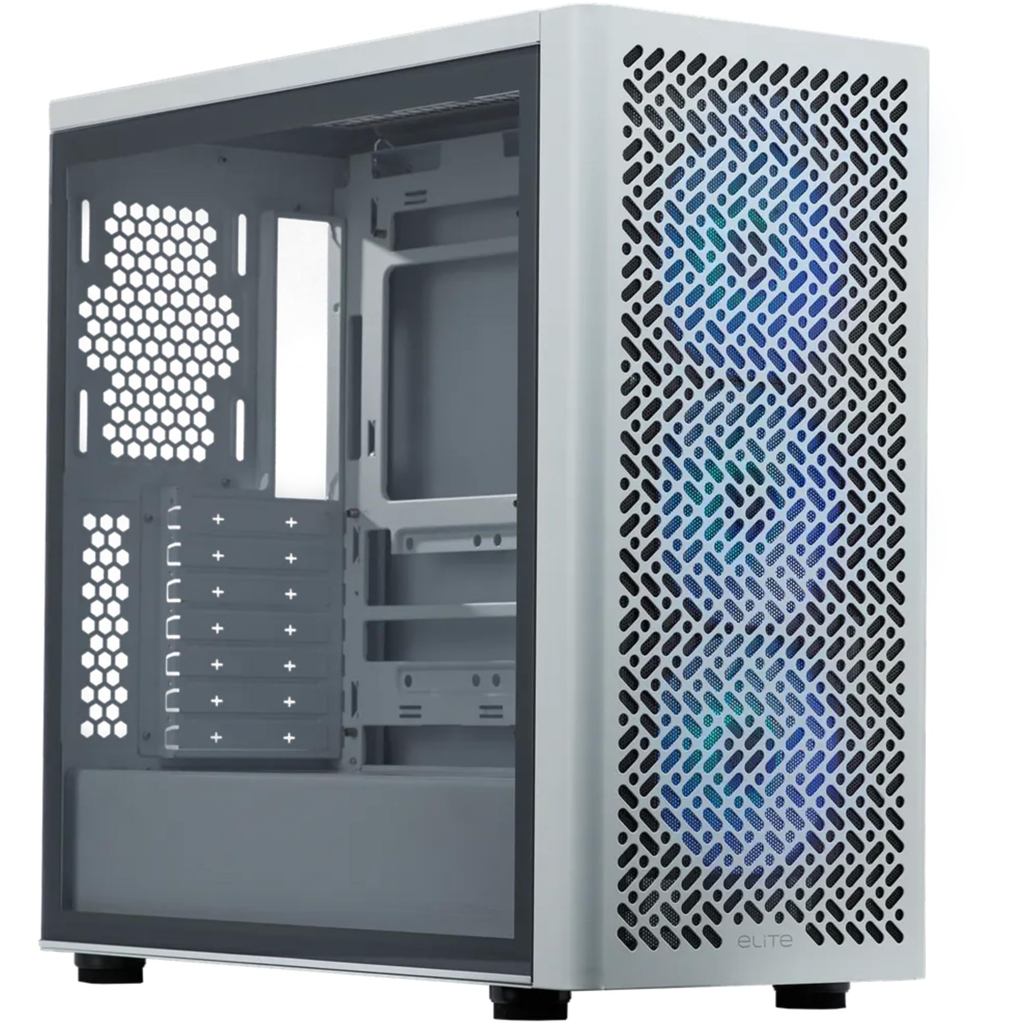 Cooler Master Elite 502 Computer Case- White |3 X Pre-Installed Argb Fans|Upto 420mm AIO Support|ATX Motherboard Support |Ready for RTX 50 Series Upto 410mm |Type C Connector-picture-14