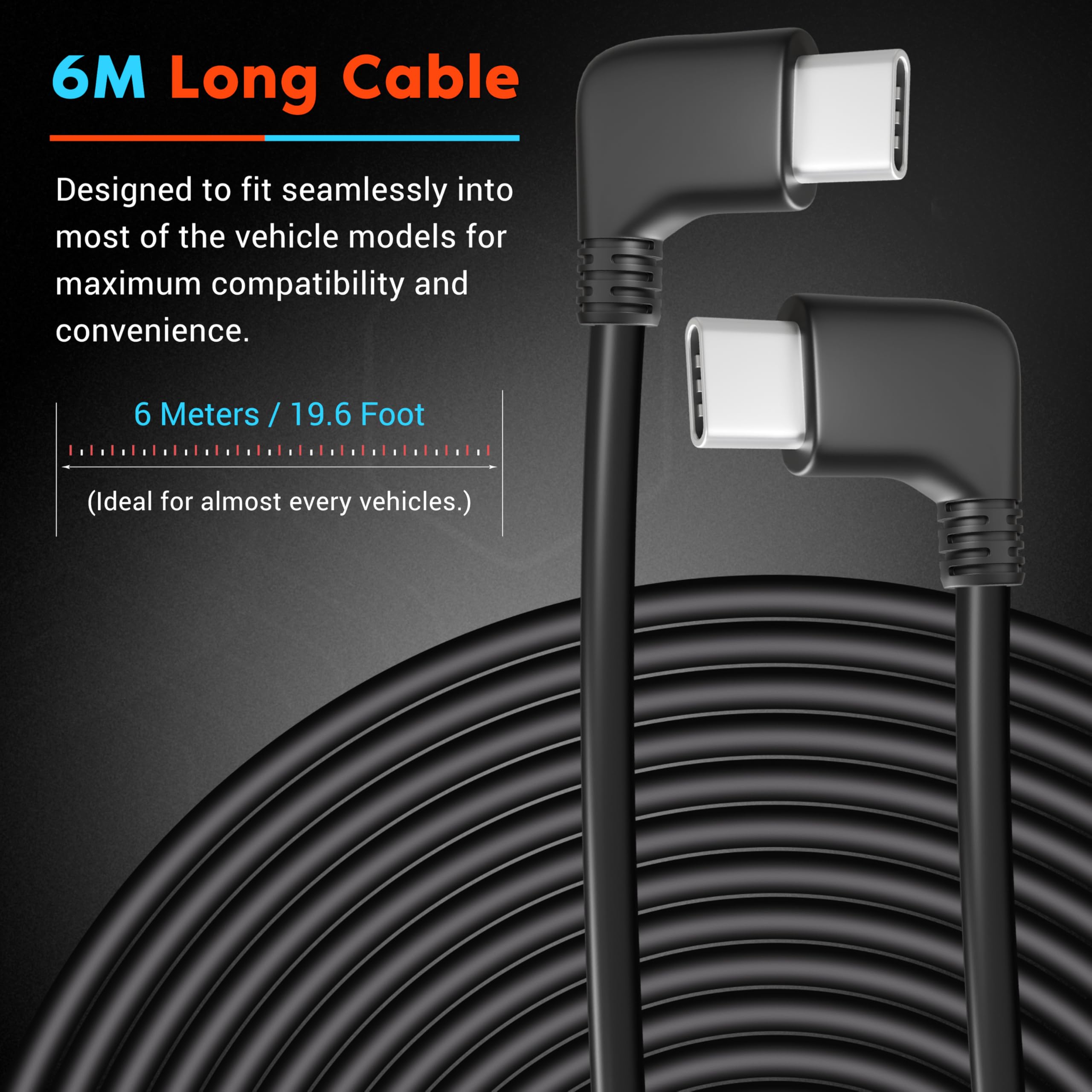 Rove Ultimate - Cable de cámara Trasera de 6 m para R2-4K Dual