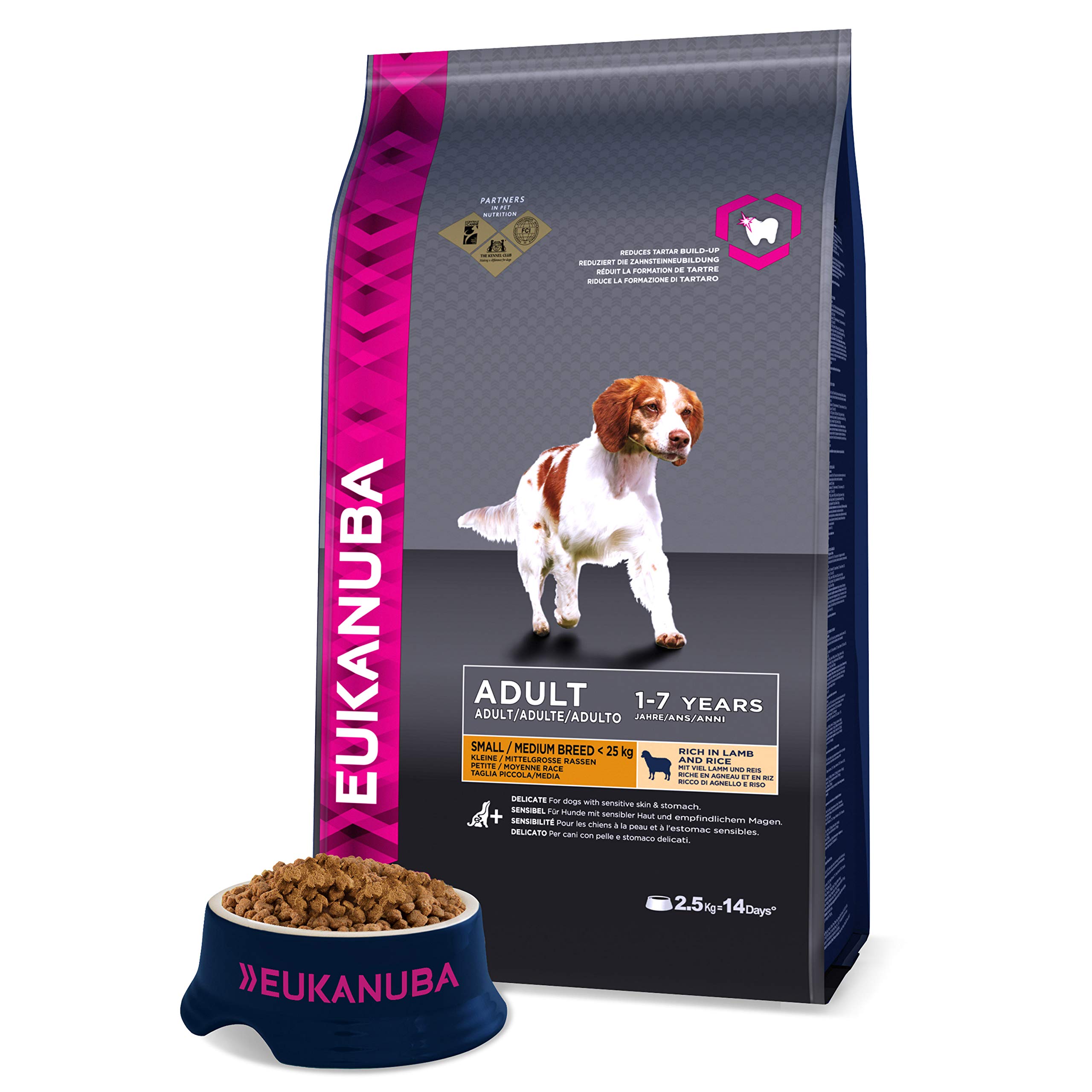 EukanubaADLT SMALL MED LAMB 2.5KG