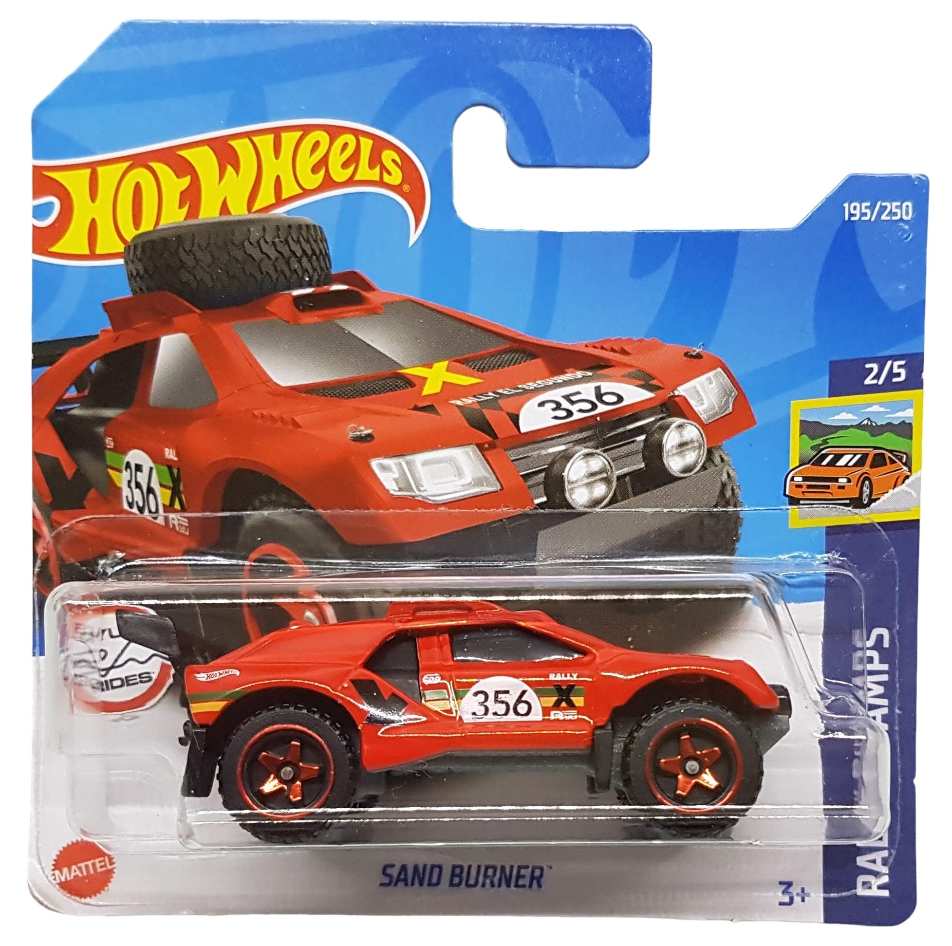 Hot Wheels - Sand Burner - Rally Champs 2/5 - HCX64 - Short Card
