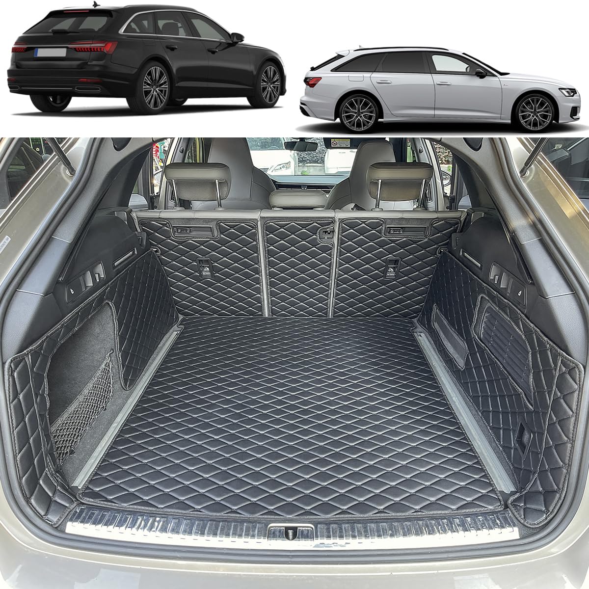 Kofferraumwanne für 2018-2026 Audi A6 C8 Avant ＆ Allroad | Kofferraummatte Kofferraumabdeckung