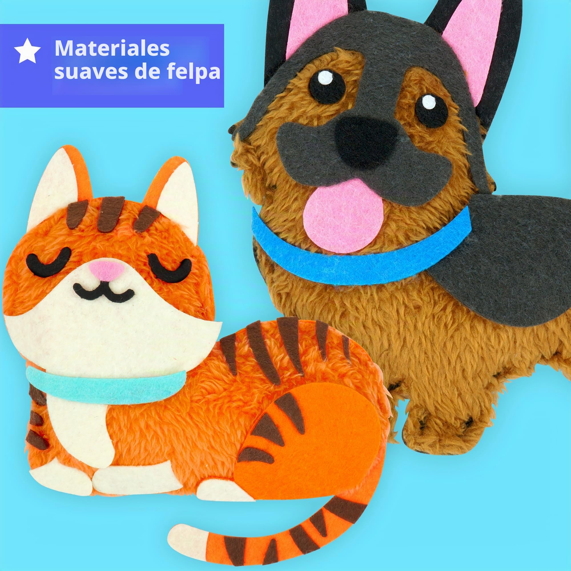 KRAFUN Kit de Costura Oso de Peluche para Niños 7 Años, Muñeco Peluche Oso, Fieltro, Instrucciones, Caja Reutilizable, Juguete Educativo KRAFUN Kit de Costura Oso de Peluche para Niños 7 Años, Muñeco Peluche Oso, Fieltro, Instrucciones, Caja Reutilizable, Juguete Educativo