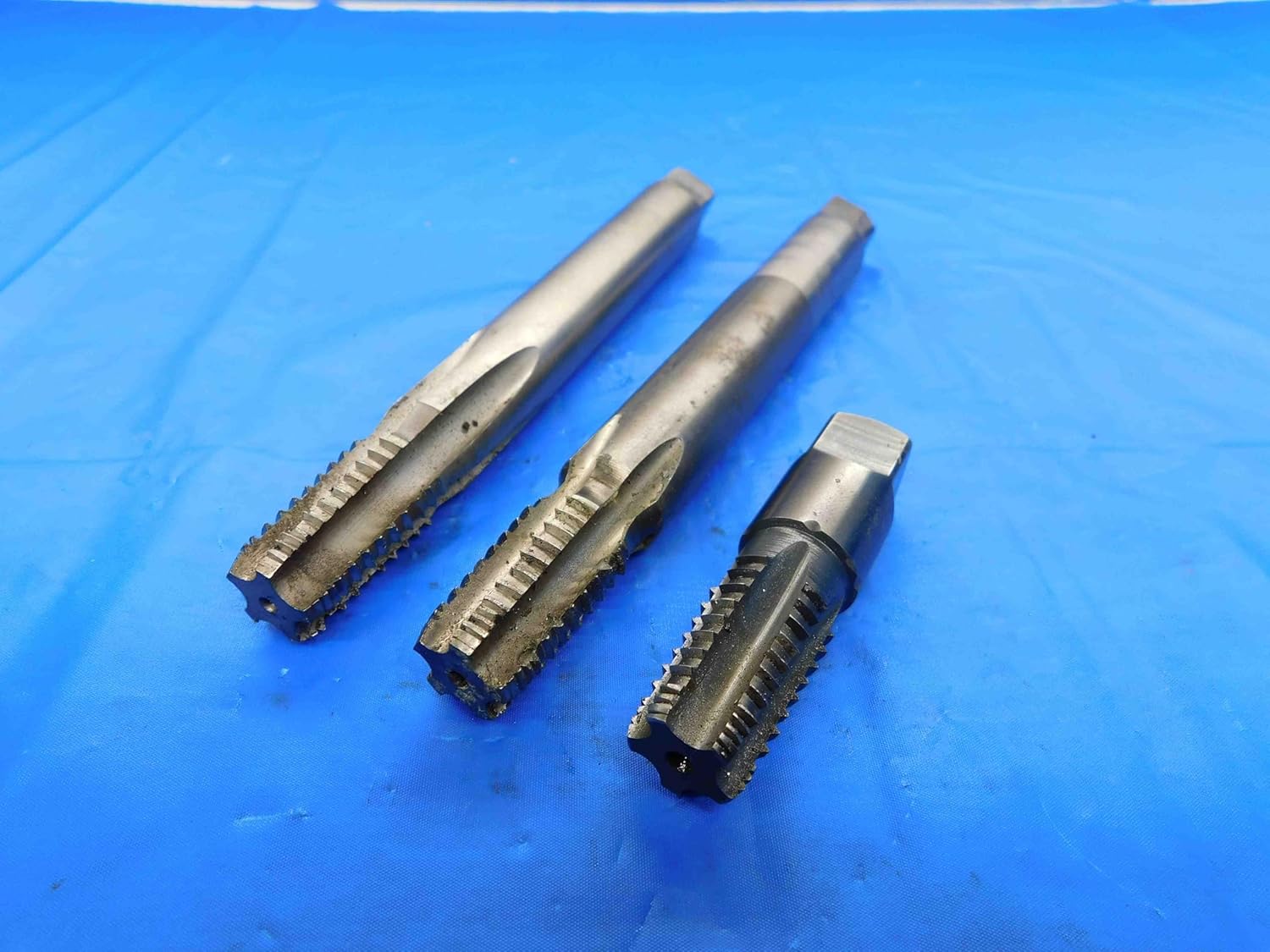 LOT of 3 HSS Pipe TAPS Sizes 3/8" 18 TPI NPTF Interrupted Tooth 2 Extension USA - BT2535AY3