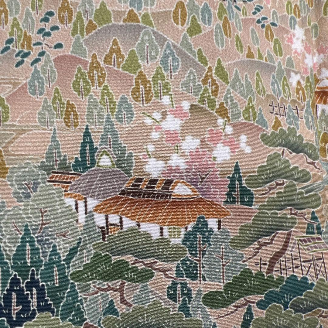 黒留袖 五つ紋 比翼付き 花模様 牡丹 菊 茶屋辻 着物 124a d 【公式通販】
