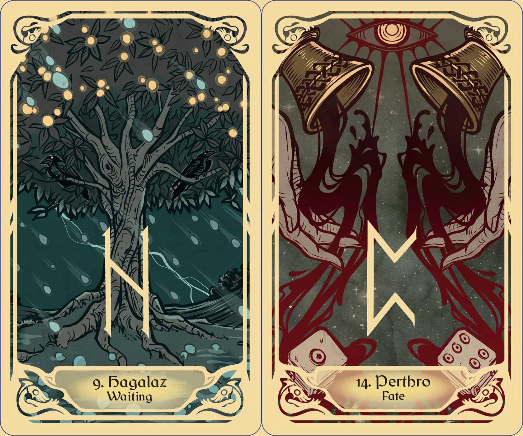 Runes and the Gods Oracle: 50 Cards and Guidebook