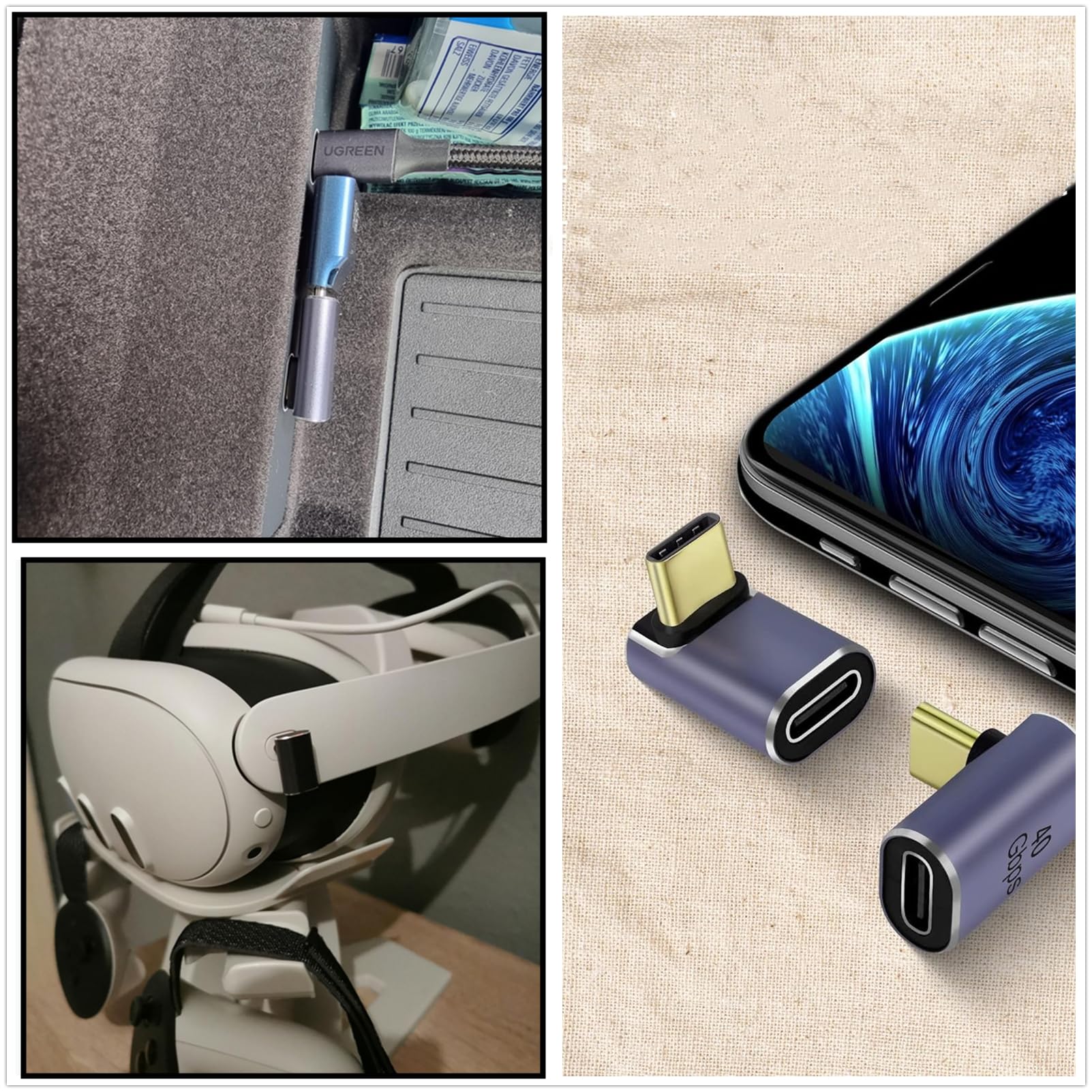 USB-C naar USB-A tussenstuk voor Telefoon, Tablet & Opladers