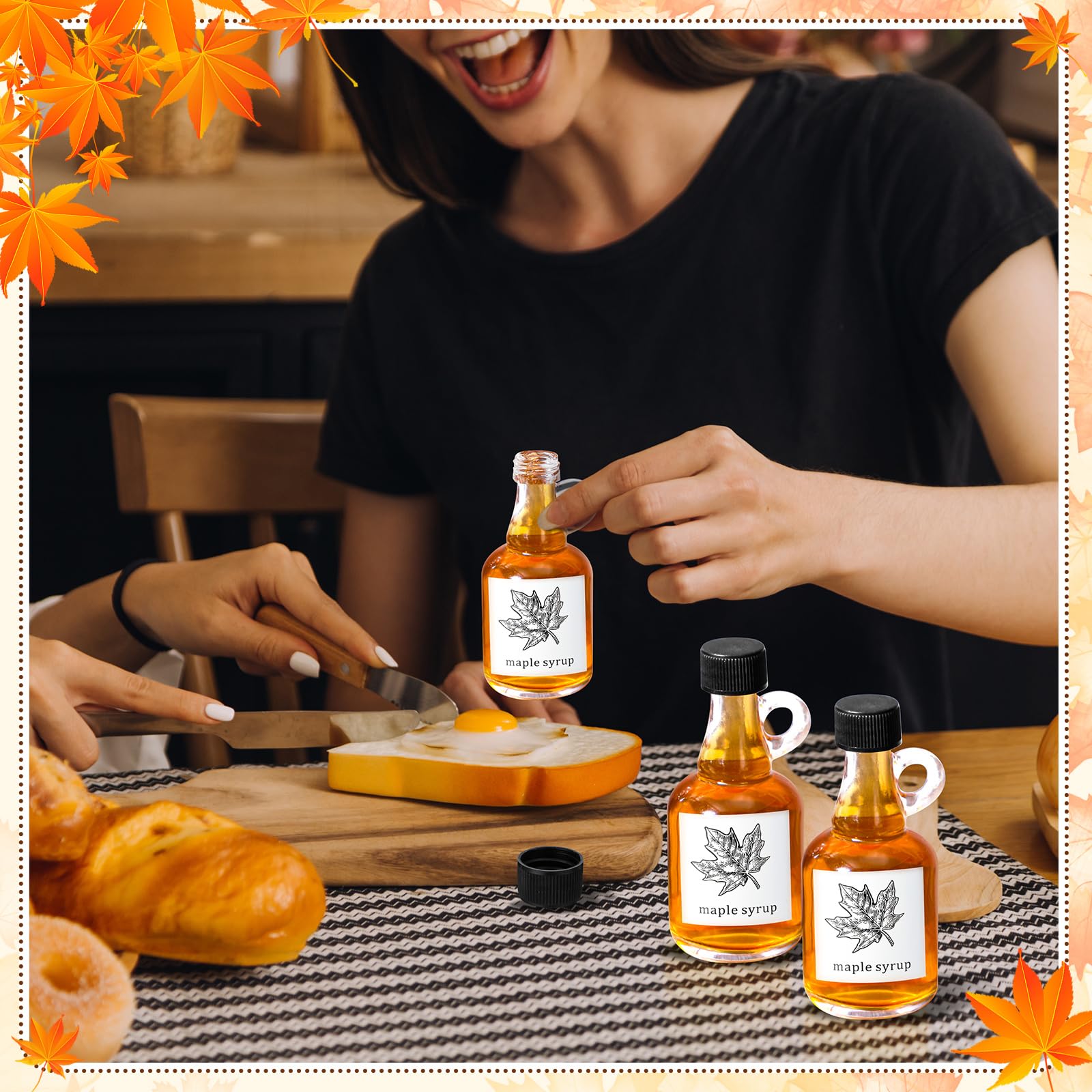 Amazon.co.jp: SiliFine ガラスシロップボトル 24個 ループ