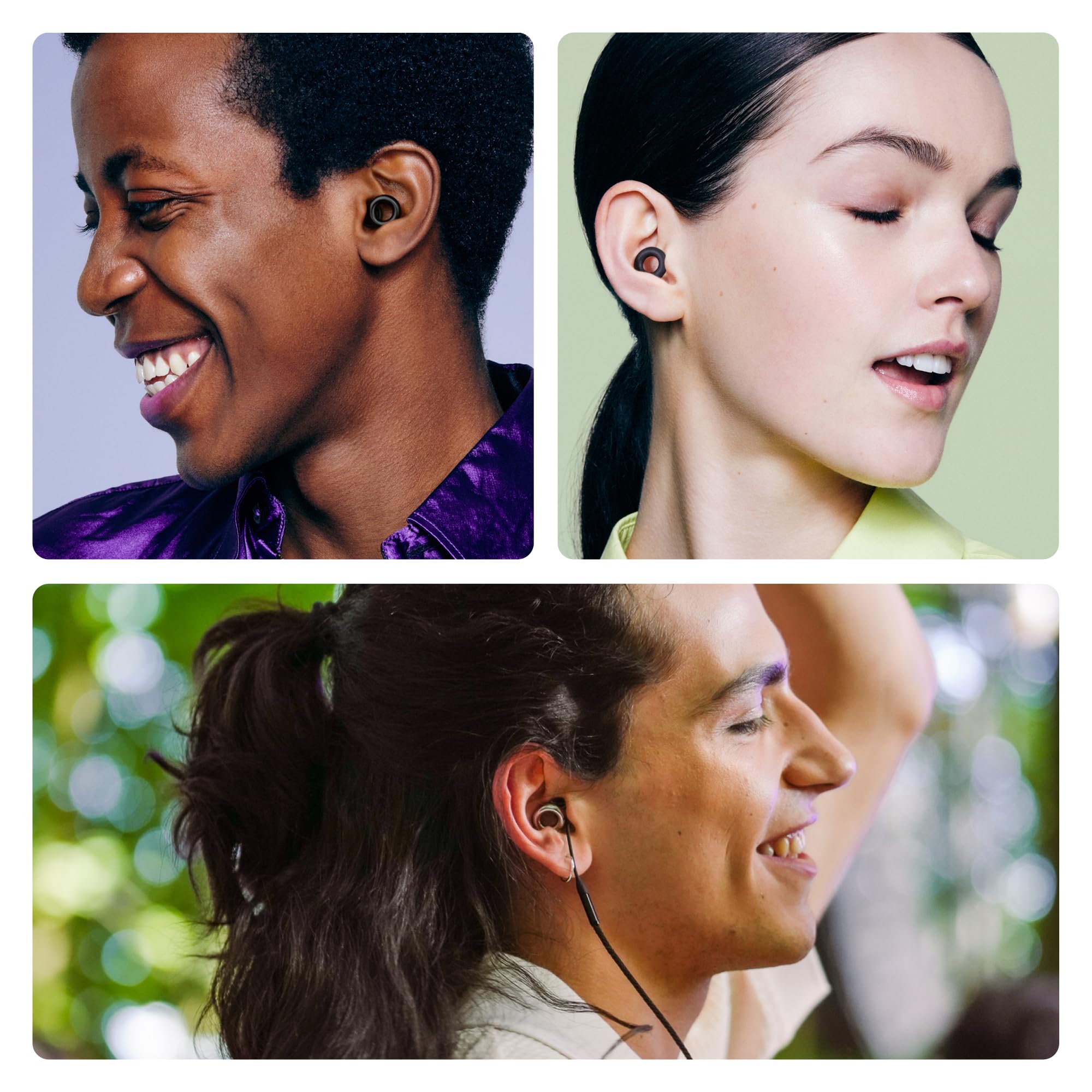 Loop Earplugs Day & Night Link Set (Zweierpack) – Quiet 2 + Experience 2 + Loop Link | Wiederverwendbare Ohrstöpsel für Schlaf, Fokus, Geräuschempfindlichkeit, Musik, Veranstaltungen und meh