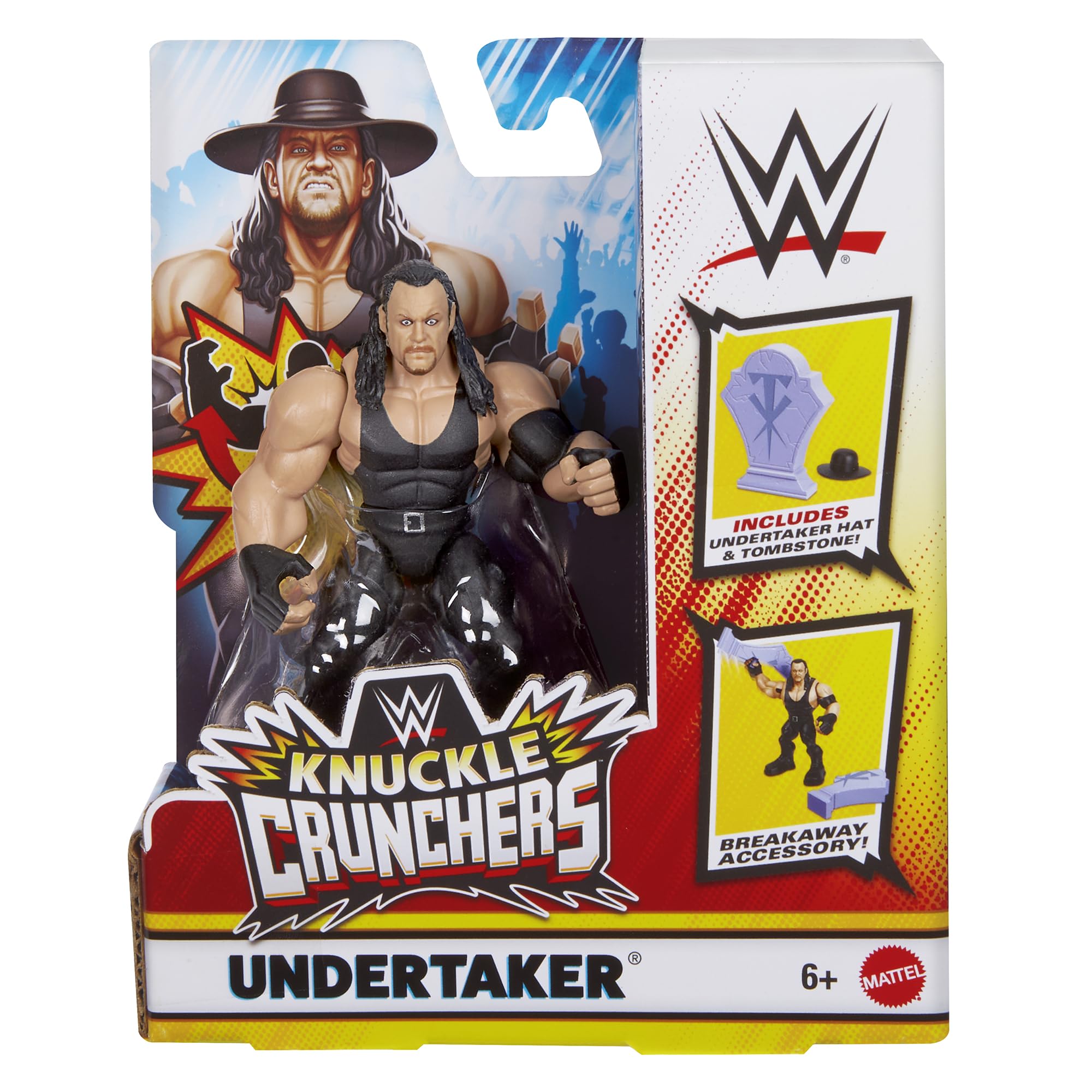 WWE Knuckle Crunchers The Rock Action Figure | Mattel