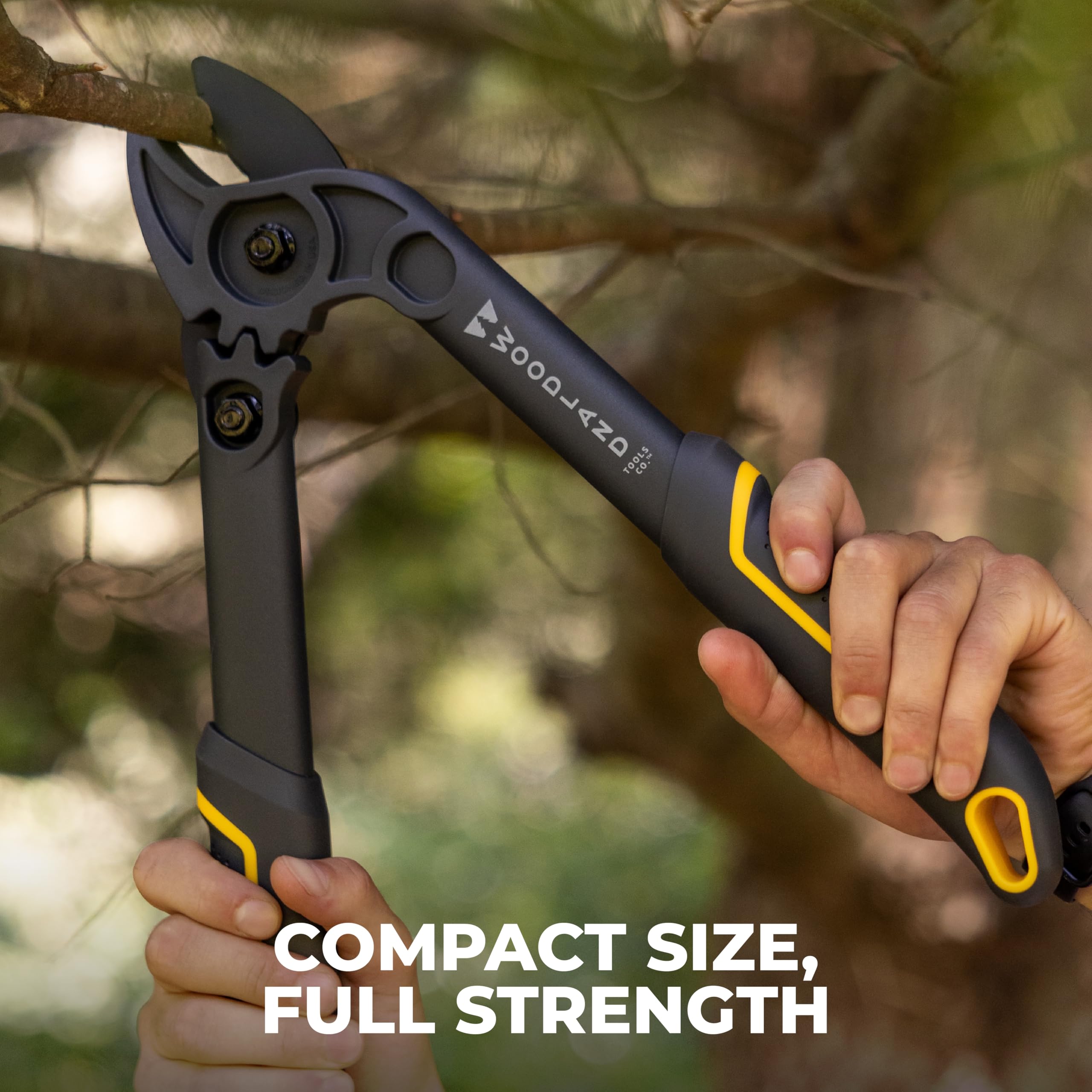 Woodland Tools Co. Duralight Przenośny mini sekator, nożyce do drzew, przycinarka do gałęzi, lekkie nożyce do ogrodnictwa, obcinacz do kończyn, do suchego martwego wzrostu (25-3004-100)