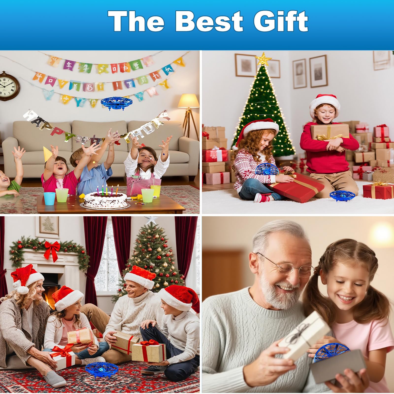 Mini Drone UFO Pour Enfants Avec Capteurs De Mouvement,Jouet