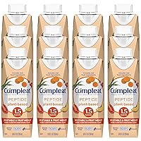 Vista 3 de Nestle Compleat Peptide 1.5 Suplemento oral sabor vegetal/fruta 8.45 onzas, caja de 24