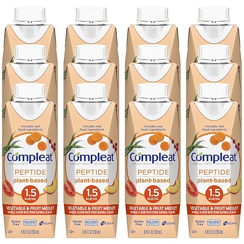 Miniatura 3 de Nestle Compleat Peptide 1.5 Suplemento oral sabor vegetal/fruta 8.45 onzas, caja de 24