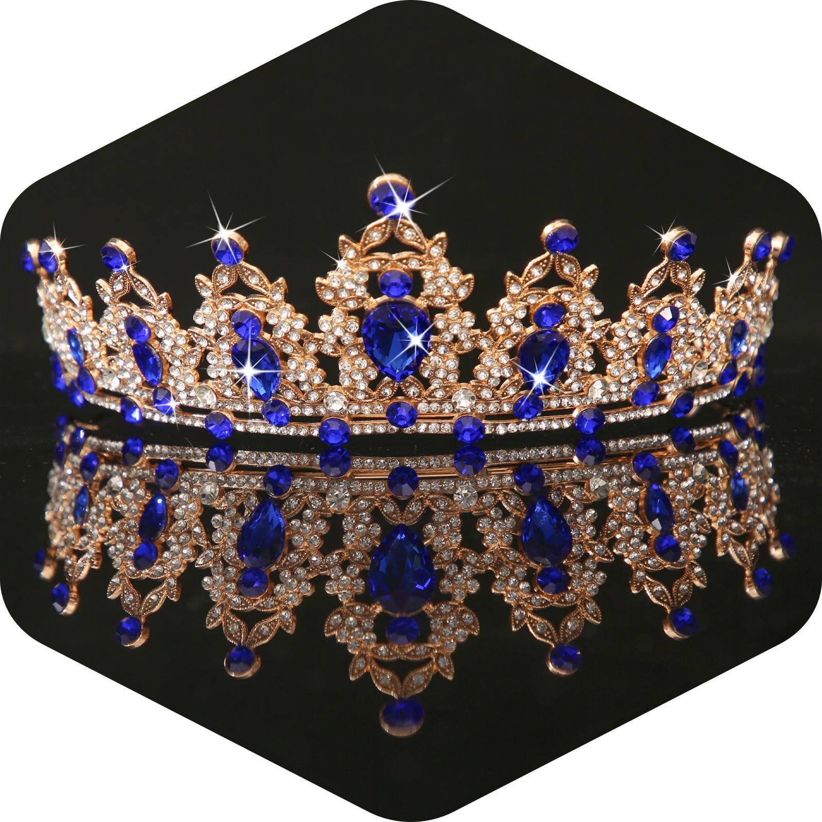 Kamirola - Crowns for Women Crowns and Tiaras TR12