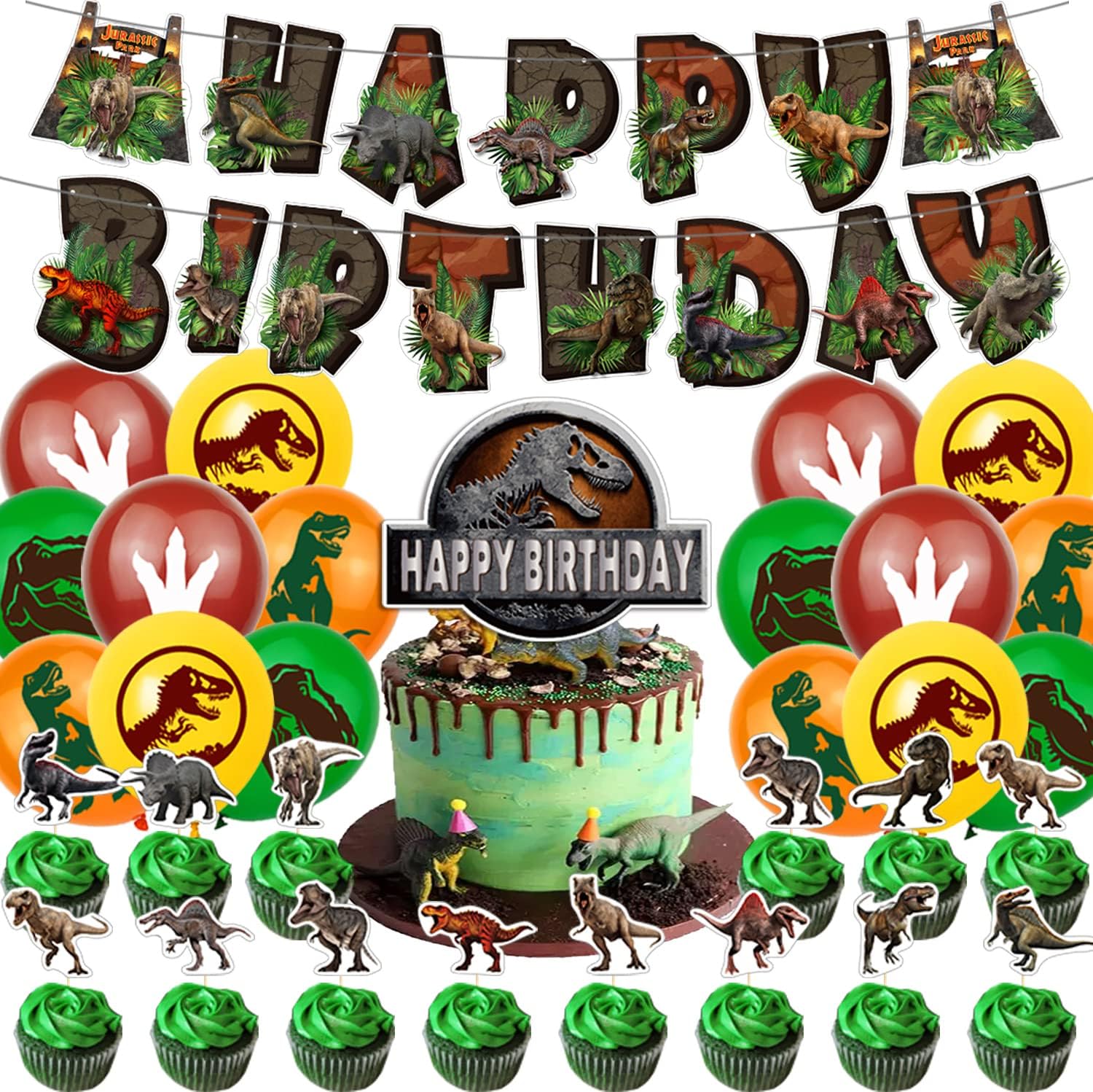 Dinosaur theme Birthday Decorations Dinosaur Birthday Party
