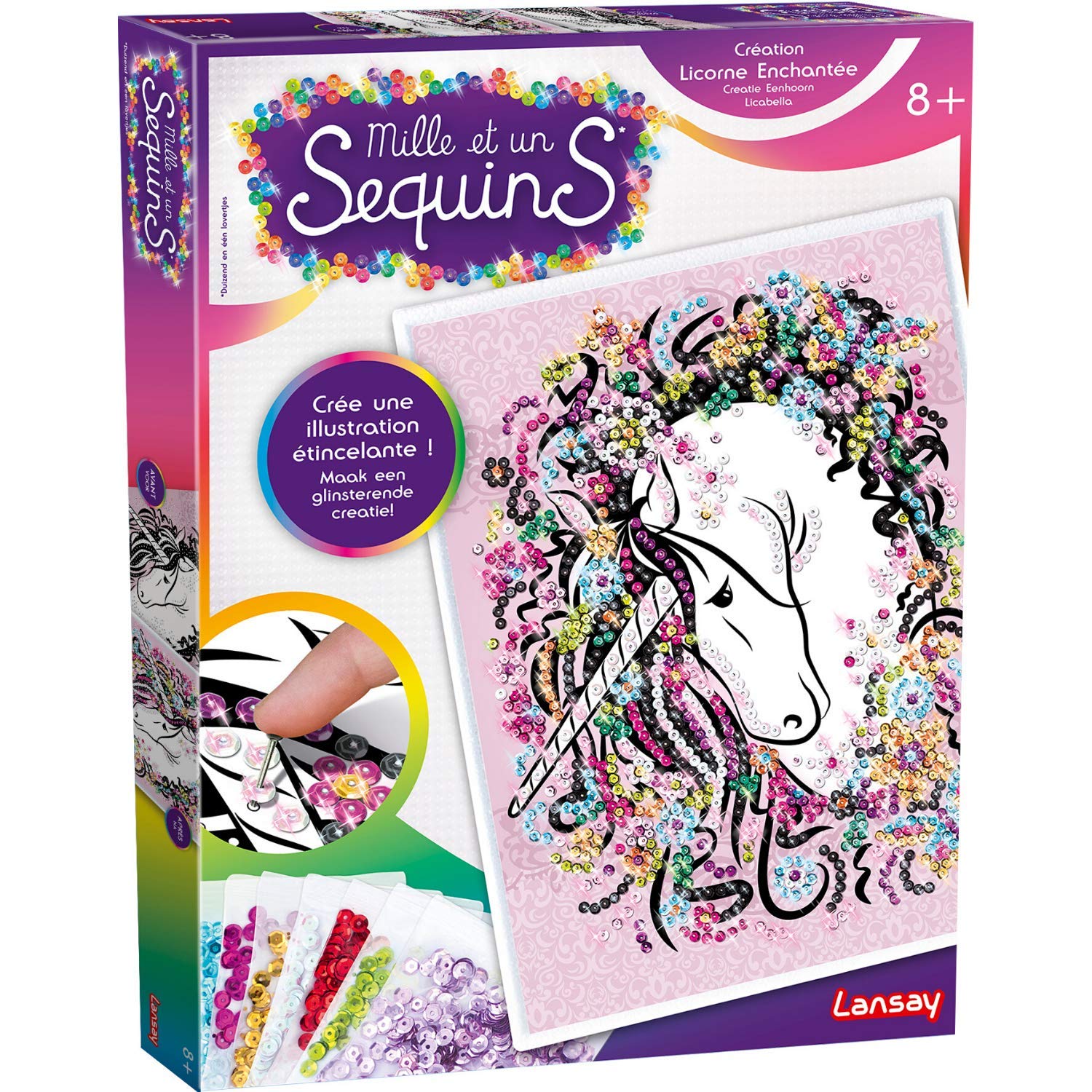 Lansay Collection Sequins - Cheval - Activités Manuelles - Dès 7 ans