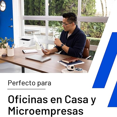 Miniatura 5 de HP Laserjet MFP M140w Impresora inalámbrica en blanco y negro, impresión, escaneo, copia, velocidades rápidas, fácil configuración, impresión móvil