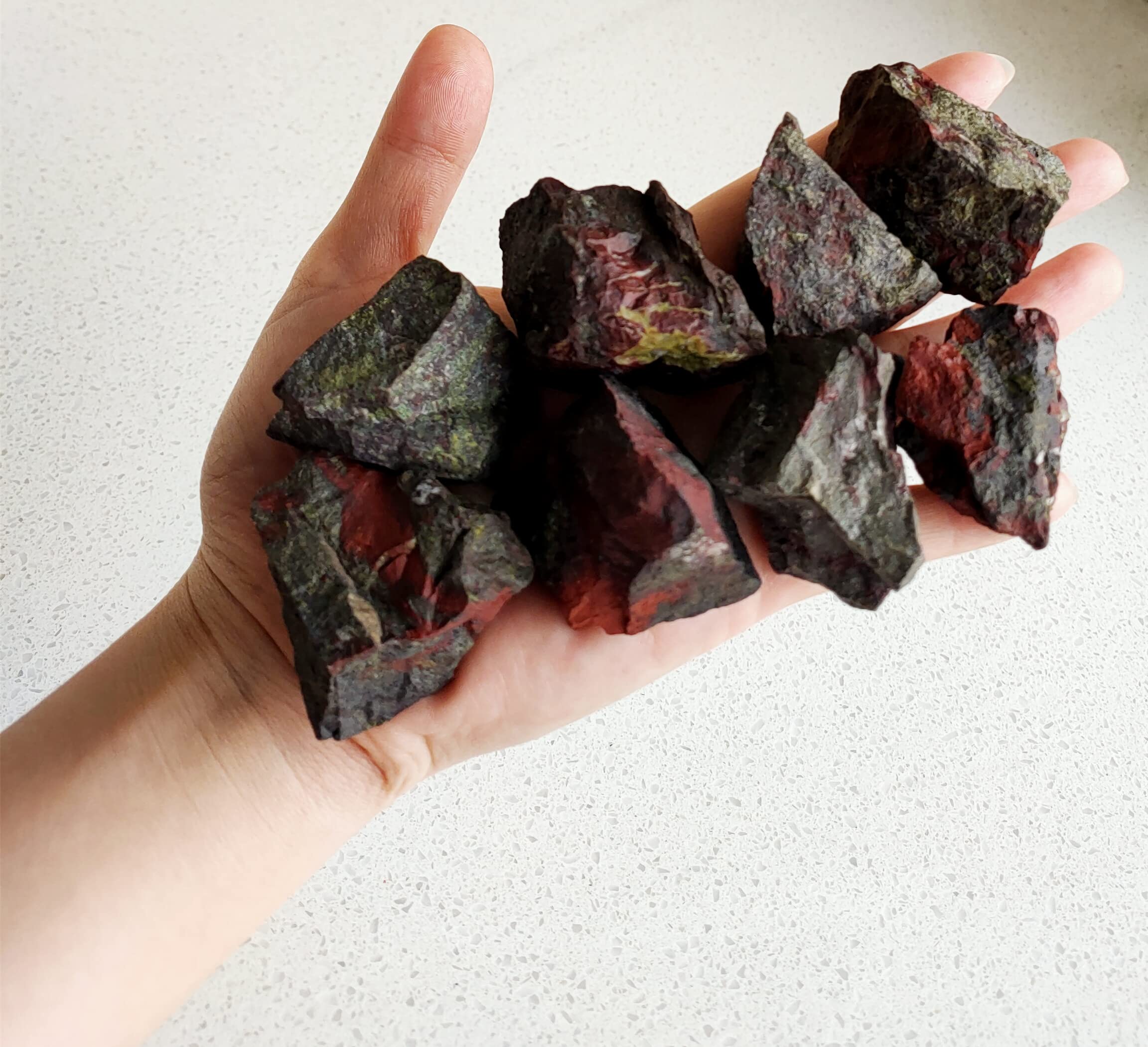 1 lb Rough Crystals Bulk Raw Healing Stones for Tumbling, Wire Wrapping, Wicca Reiki,Meditation