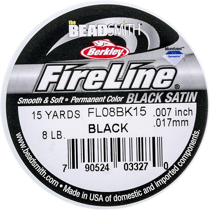 Fireline Braided Beading Thread, 8lb Test Weight and .007" Thick, 15