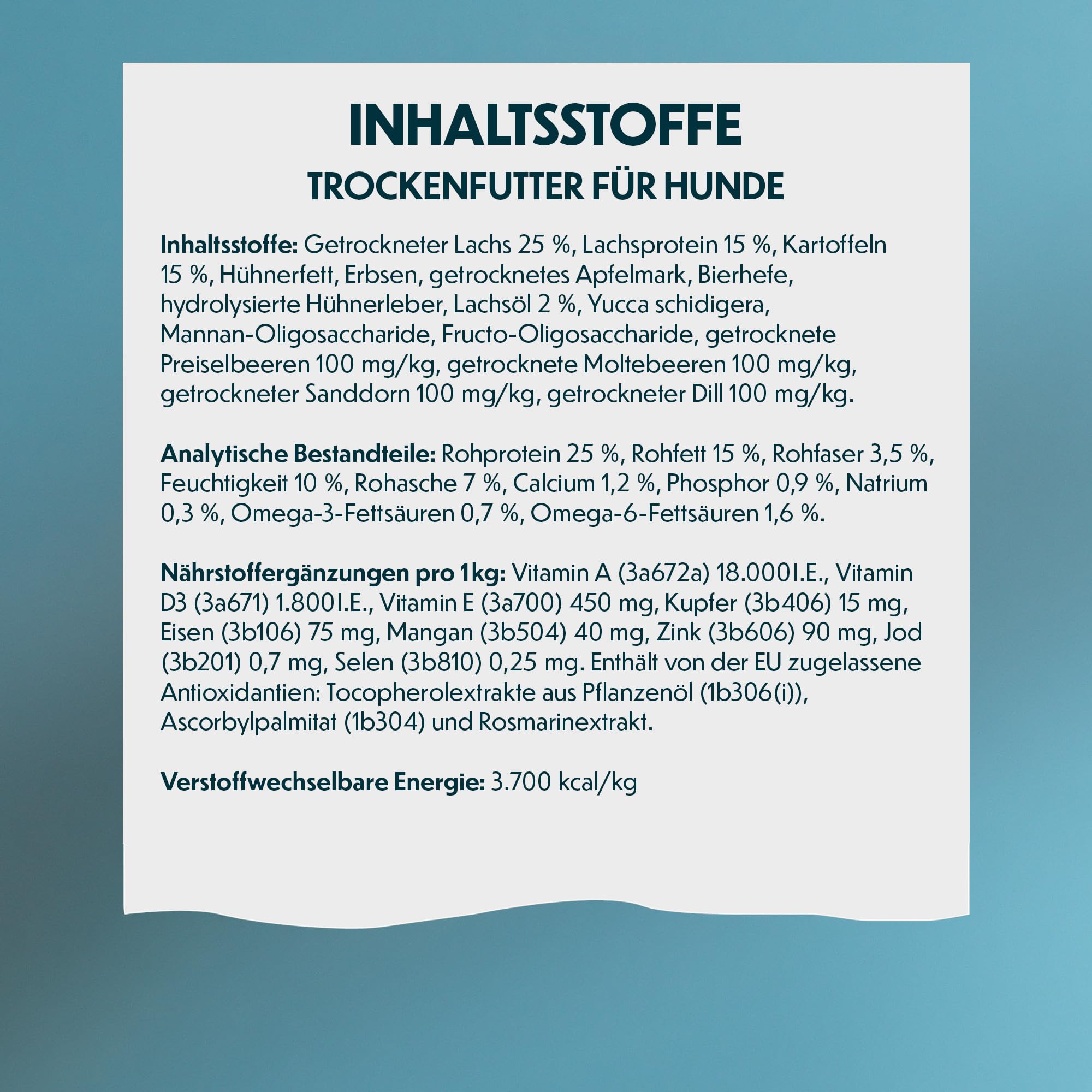 Trockenfutter mit Lachs & Kartoffel für Erwachsene Hunde, 10 kg | Mit Lachs, leicht verdaulich getreidefrei, für empfindliche Hunde, unterstützt Haut & Fell, nordische Beeren & Kräuter