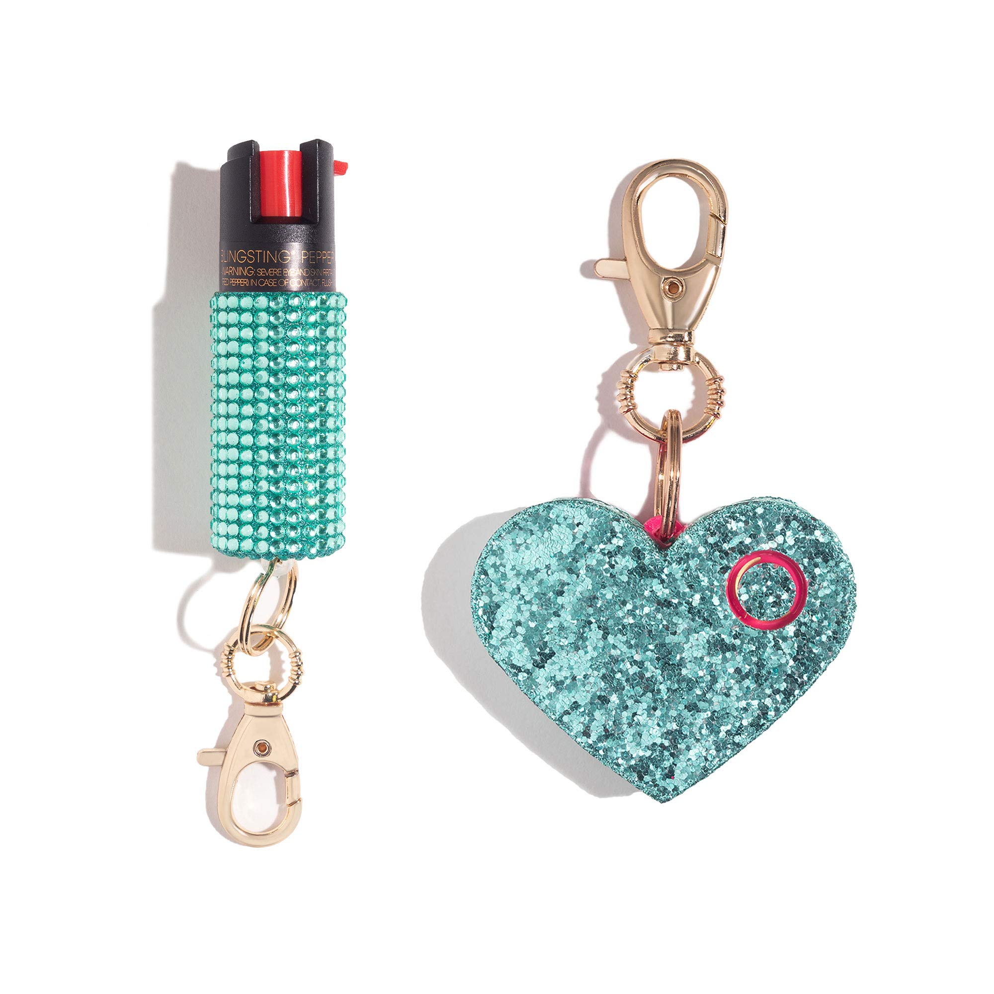 BLINGSTINGSelf Defense Kit - Professional Grade, Maximum Strength Pepper Spray with UV Marking Dye & Personal Safety Alarm