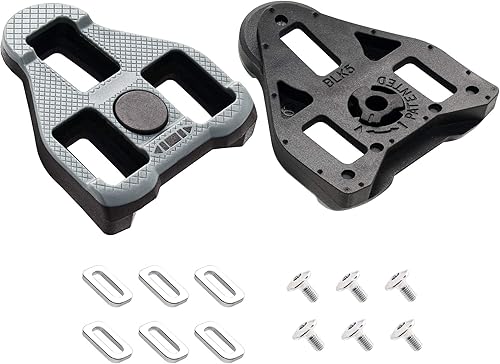 Vista 9 de CyclingDeal Juego de tacos de bicicleta compatibles con Peloton & Look Delta, juego de tacos de bicicleta de interior y bicicleta de carretera