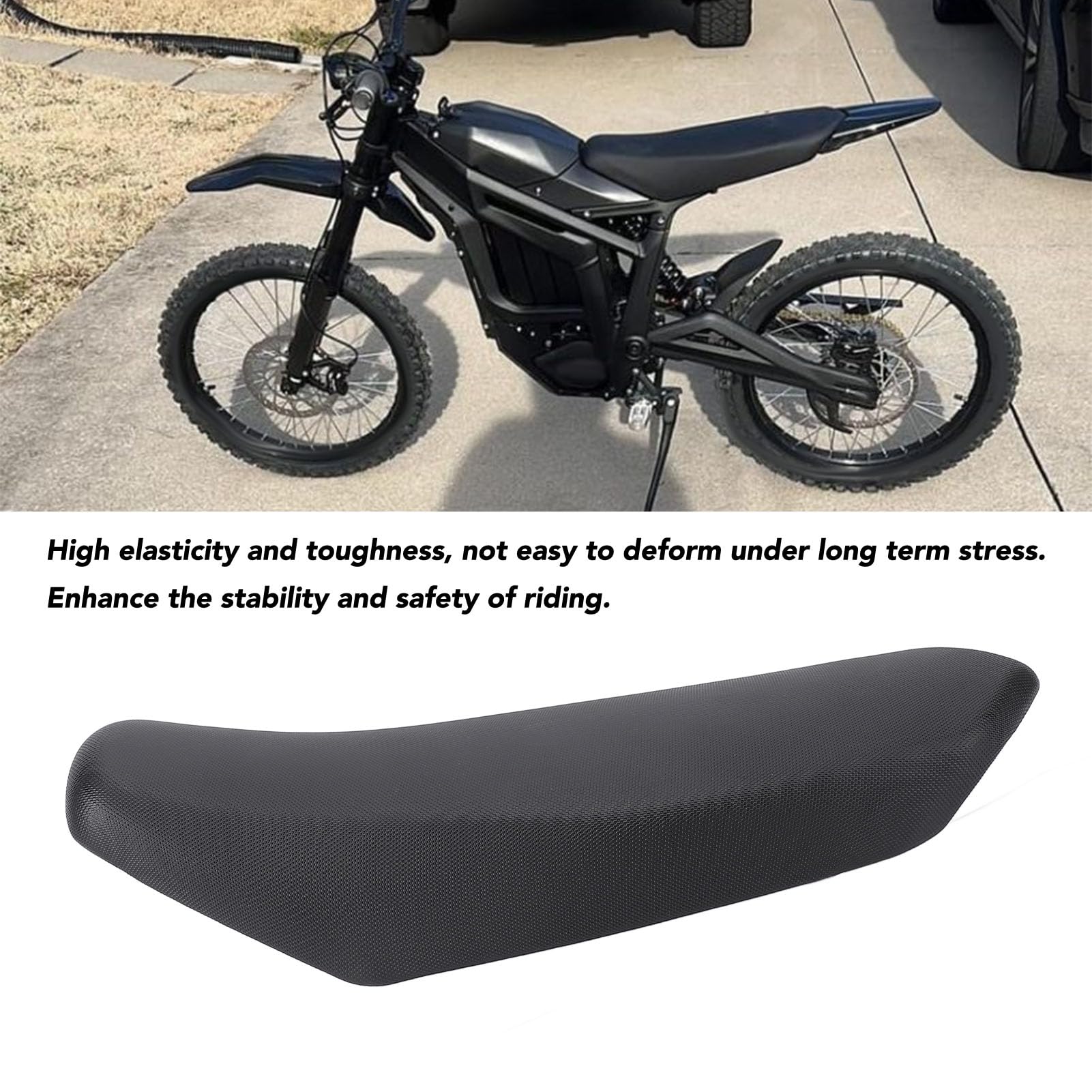 Talaria Sting X3 MX4 MX5 Pro Elektromotorrad -Kissenpad Ergonomisches Design Wasser und Schmutzsitz für Verschiedene Fahrhaltspunkte Geeignet