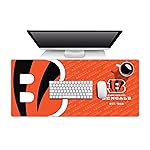 YouTheFan unisex adult Cincinnati Bengals Logo Series Desk Pad, Team Colors, One Size US