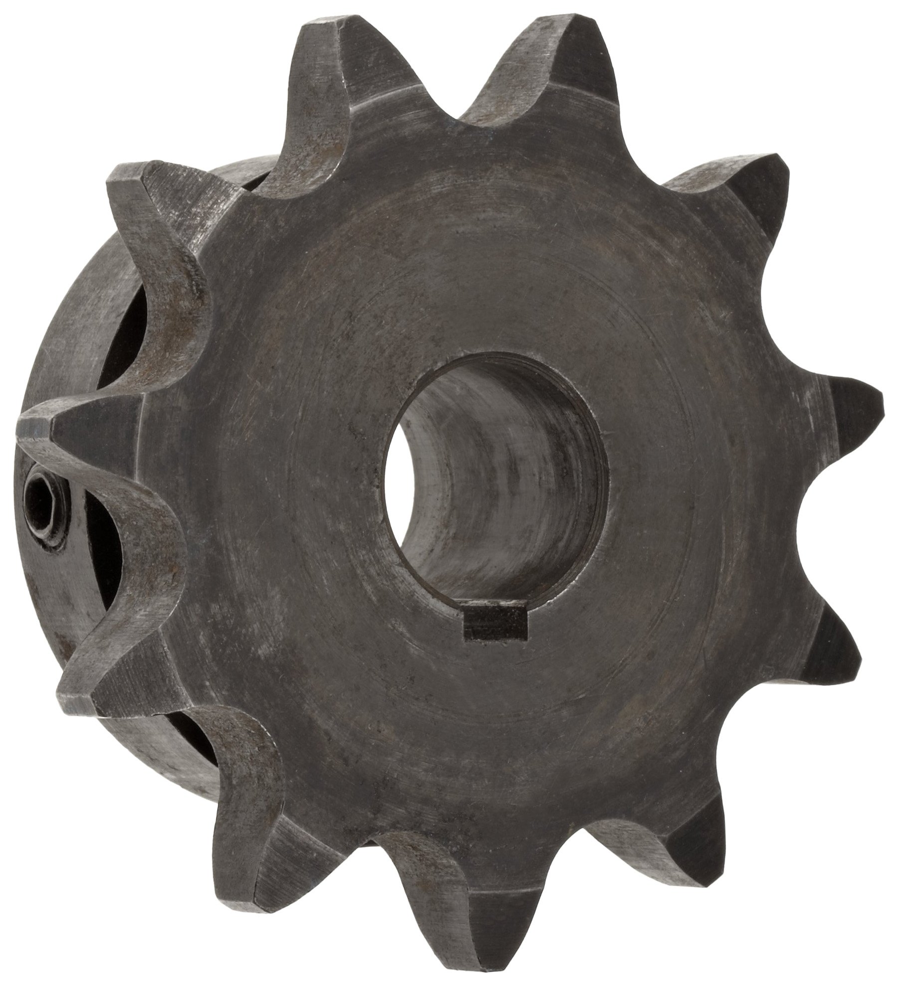 Martin Roller Chain Sprocket, Hardened Teeth, Bored-to-Size, Type B Hub, Single Strand, 50 Chain Size, 0.625" Pitch, 17 Teeth, 1.375" Bore Dia., 3.718