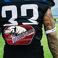 Vista 5 de O Shield Football Back Plate, Backplate Football, Expression Series, Drip, Big Dawg, That Boy Bad, That Man, You Slow, Can't Catch Me