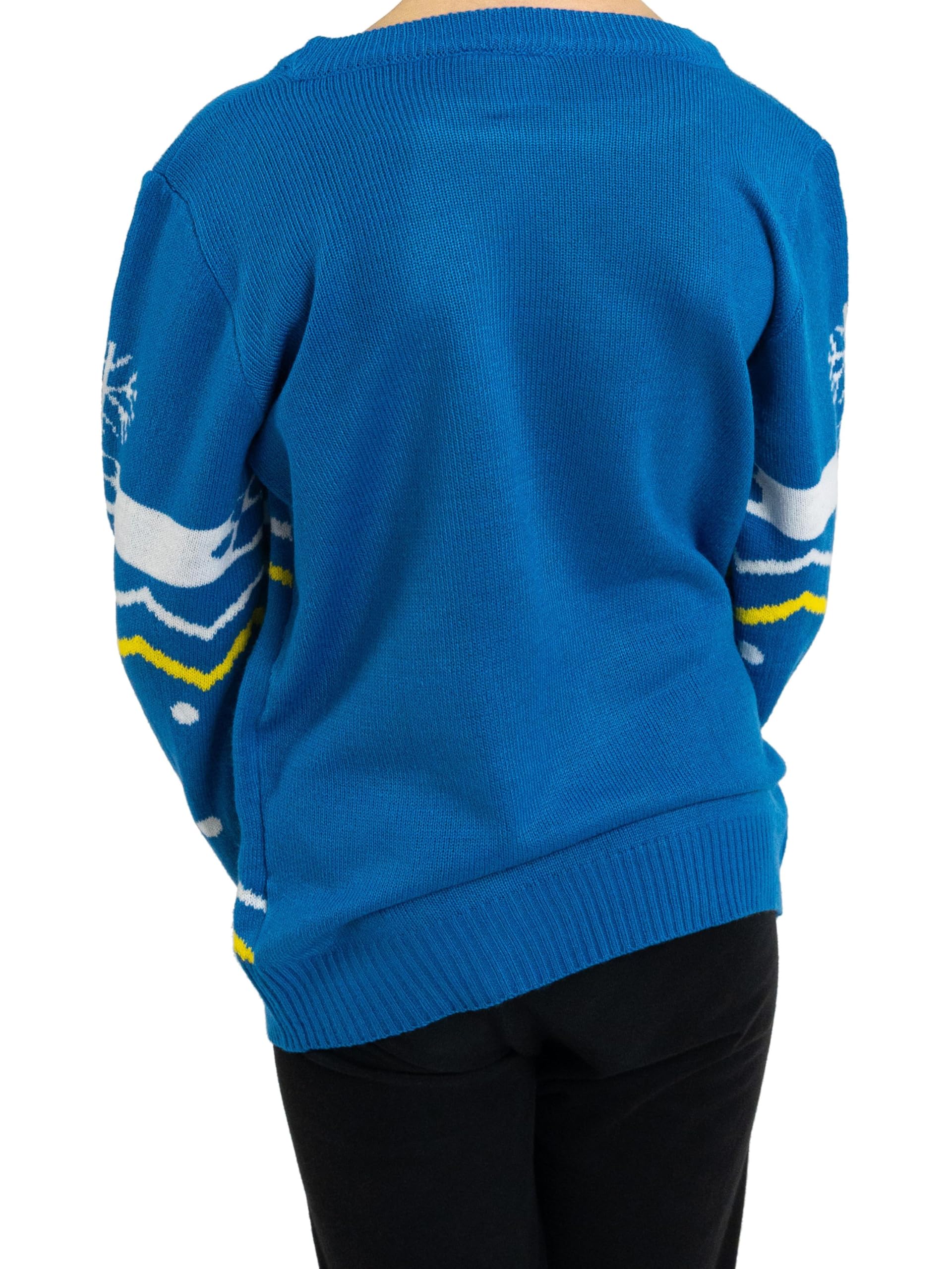 Psi Patrol sweter zimowy dla chłopców – Chase Winter dziergany sweter bluza Ugly Sweater niebieski