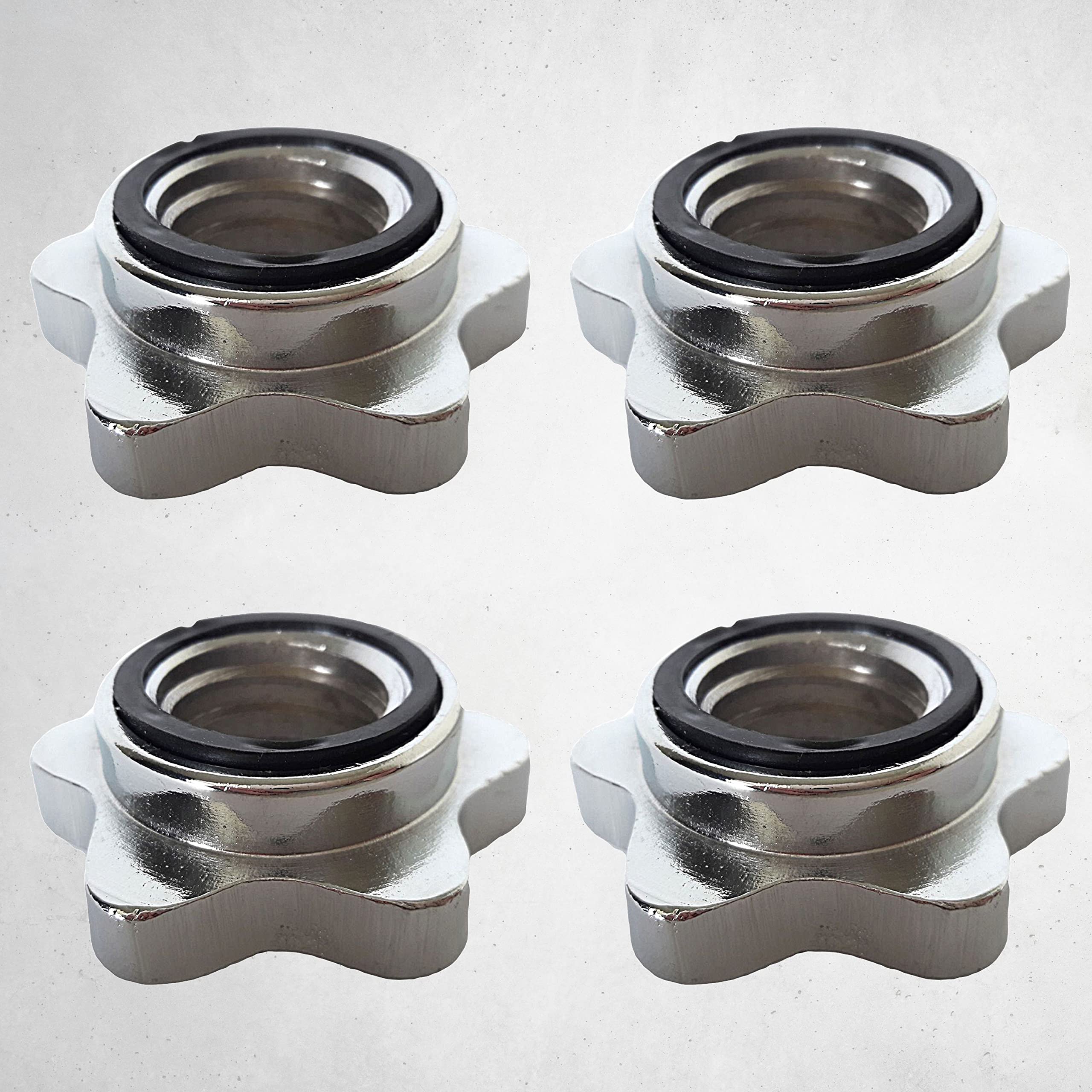 Best Sporting Stersluiting Voor Halterstangen - 30/31 Mm, Verchroomd, Set Van 2, Voor Thuis En Studio