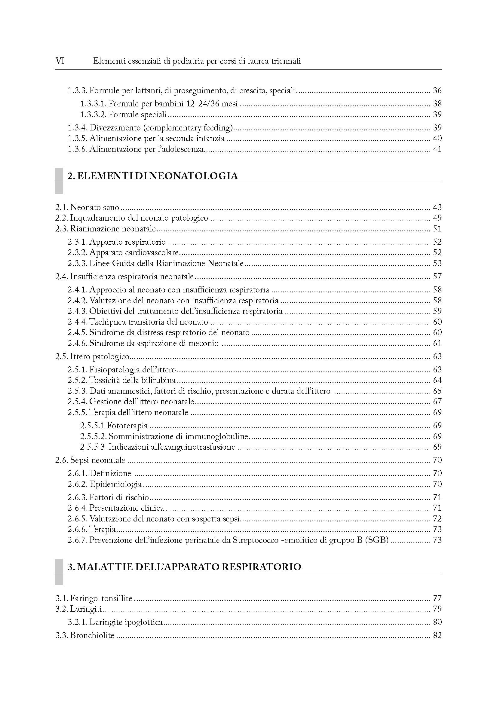 Elementi essenziali di pediatria per corsi di Laurea triennali