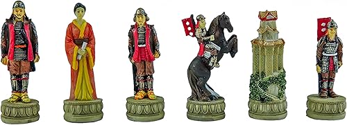 Miniatura 4 de Bello Games New York, Inc. Tablero de ajedrez japonés samurái pintado a mano y avenida Columbus de España