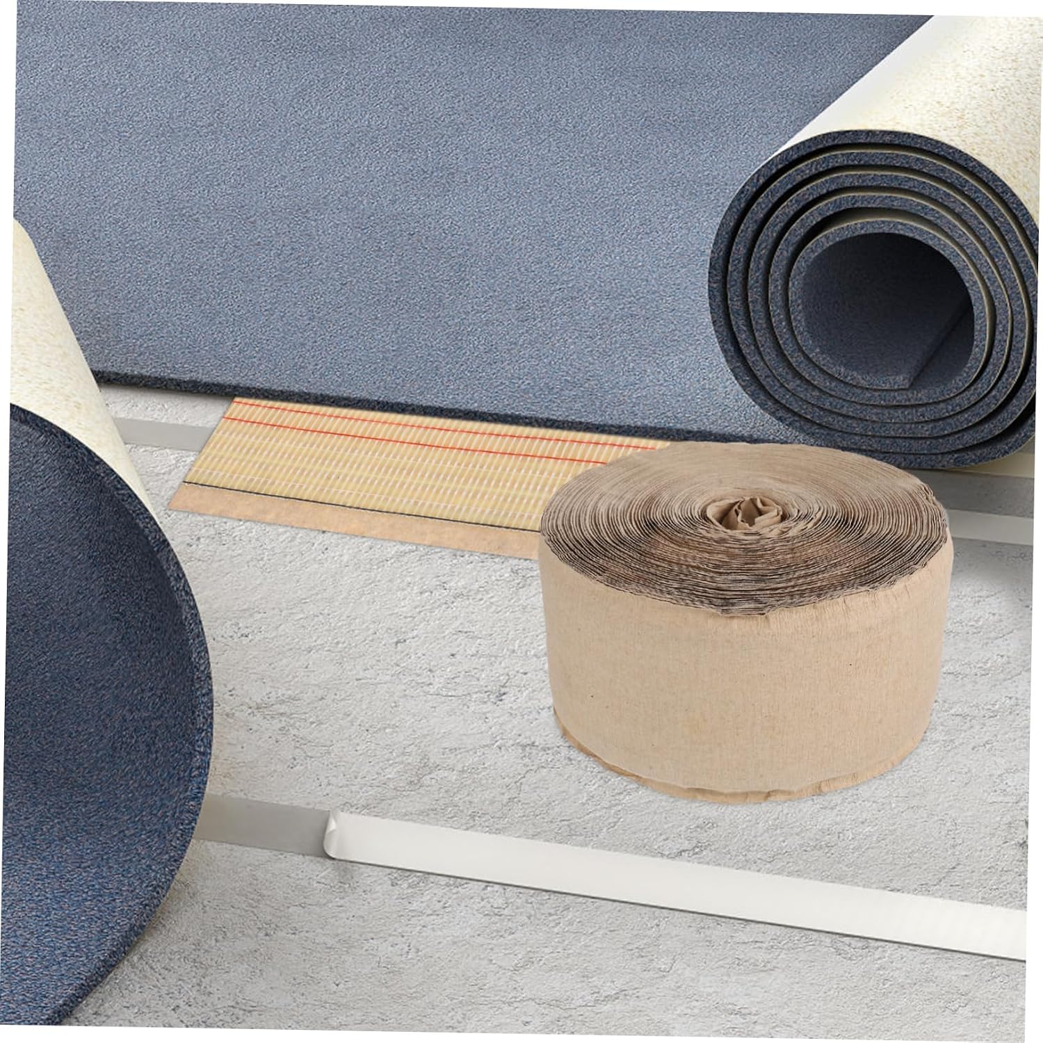 1 Roll Carpet Joining Heat Bond Tape for Seam Repair Easy to Use Adhesive Strip for Professional Installation Ensures Invisible Finish Flat Edges Durable for Carpeted Areas