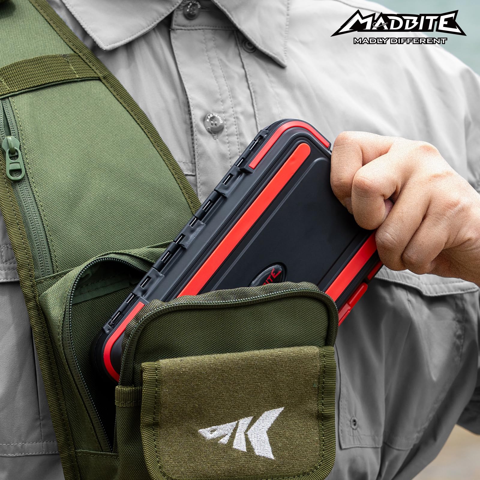 MadBite by KastKing 182/265/400pcs Compact Fishing Tackle Kit - All-in-One Freshwater Hooks, Weights, Bobbers in Tackle Box, Fishing Gear Set for Bass Trout Panfish