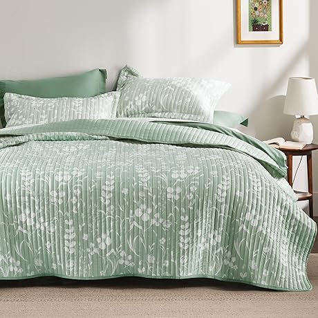 Bedsure Floral Quilt Set: Your Gateway to Serene Sleep