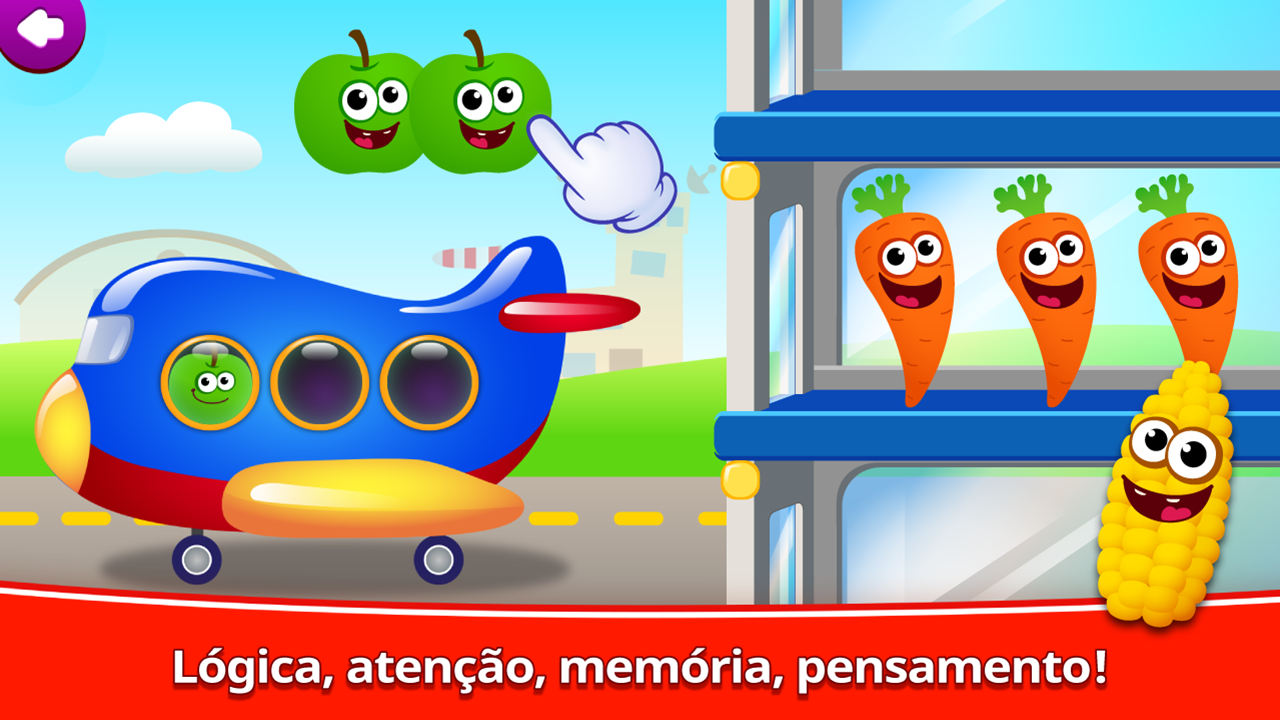 Jogos de Números da Comida Divertida! Jogos infantis para crianças 3 ...