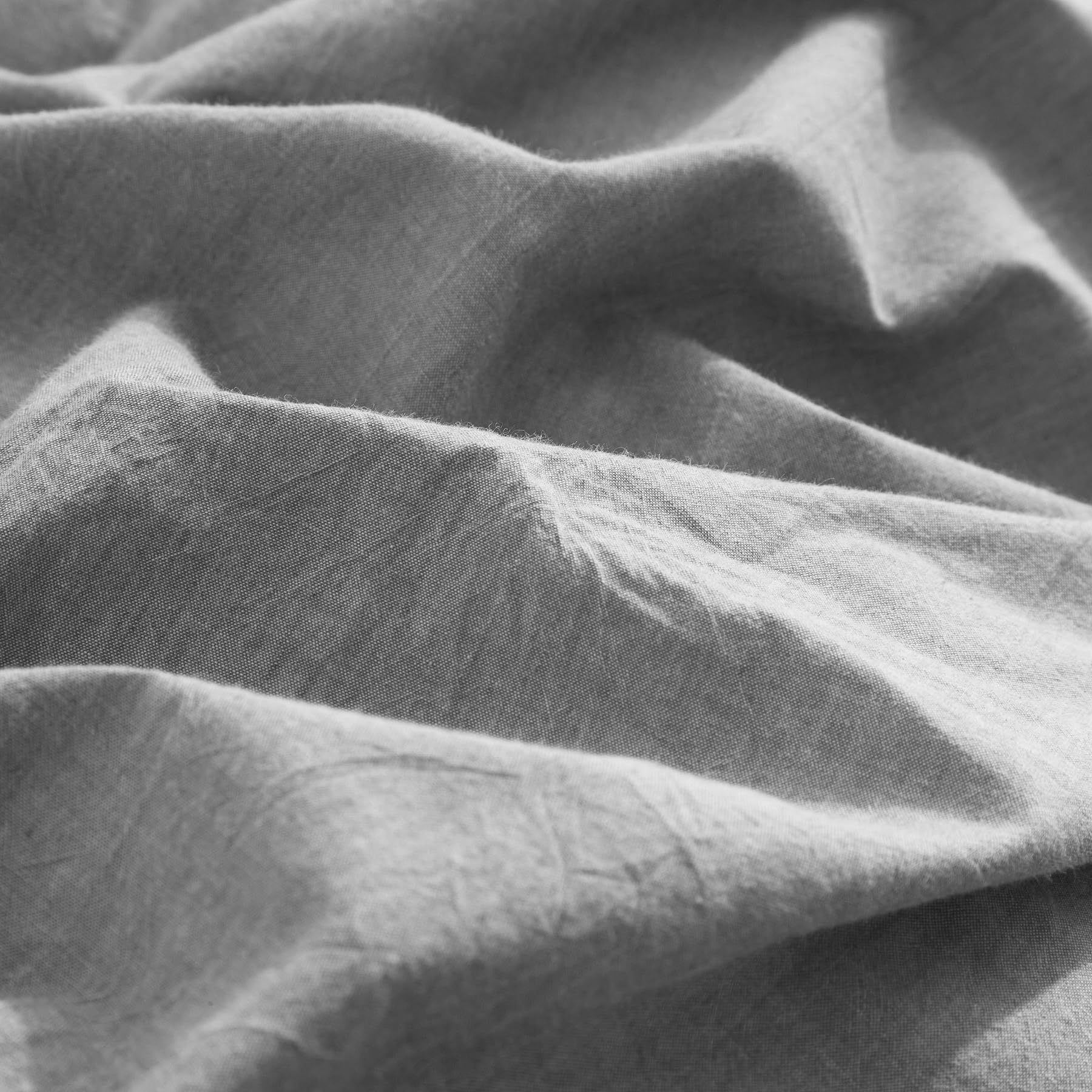 Funda nórdica de 240 x 260 cm, color gris claro, suave, transpirable, suave, mezcla de algodón, lino, ropa de cama para 2 personas con cremallera y fundas de almohada de 65 x 65 cm