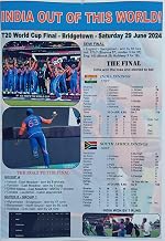 Assorted India Twenty20 (T20) Cricket World Cup winners 2024 - souvenir print