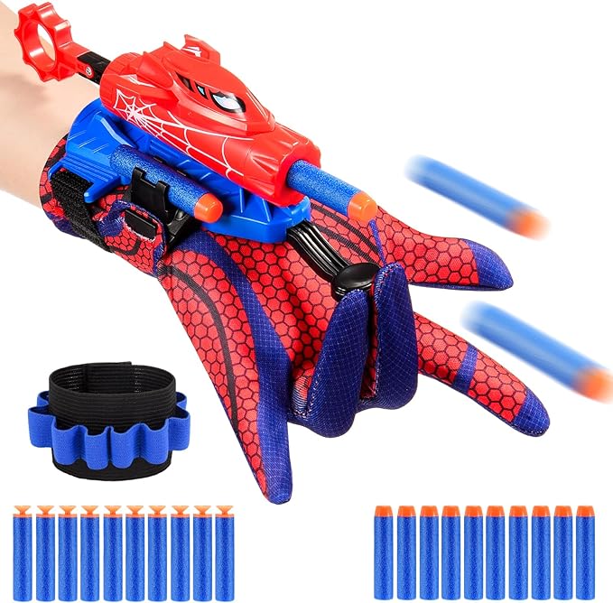 Play Overwatch on Your Mobile 9 81brFch q2L. AC SX679 Superhero Web Shooters for Kids Age 3-7, Adjustable Wrist Launcher Slinging Toy Set with 20 Darts, Ideal Birthday for Boys & Girls Imaginative Role-Playing Costume Accessory